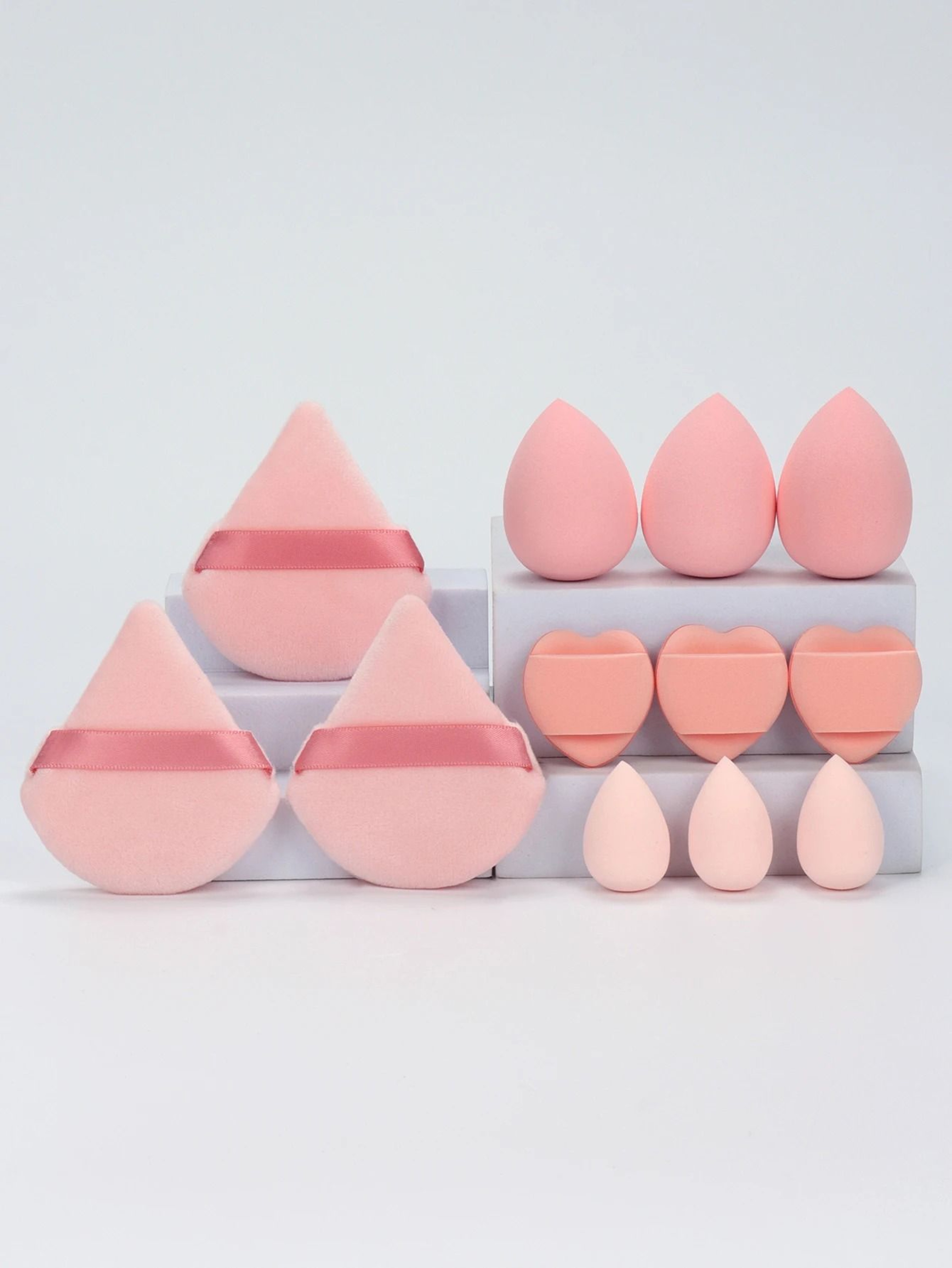 12Piece AllPurpose Makeup Sponge And Puff Set 6