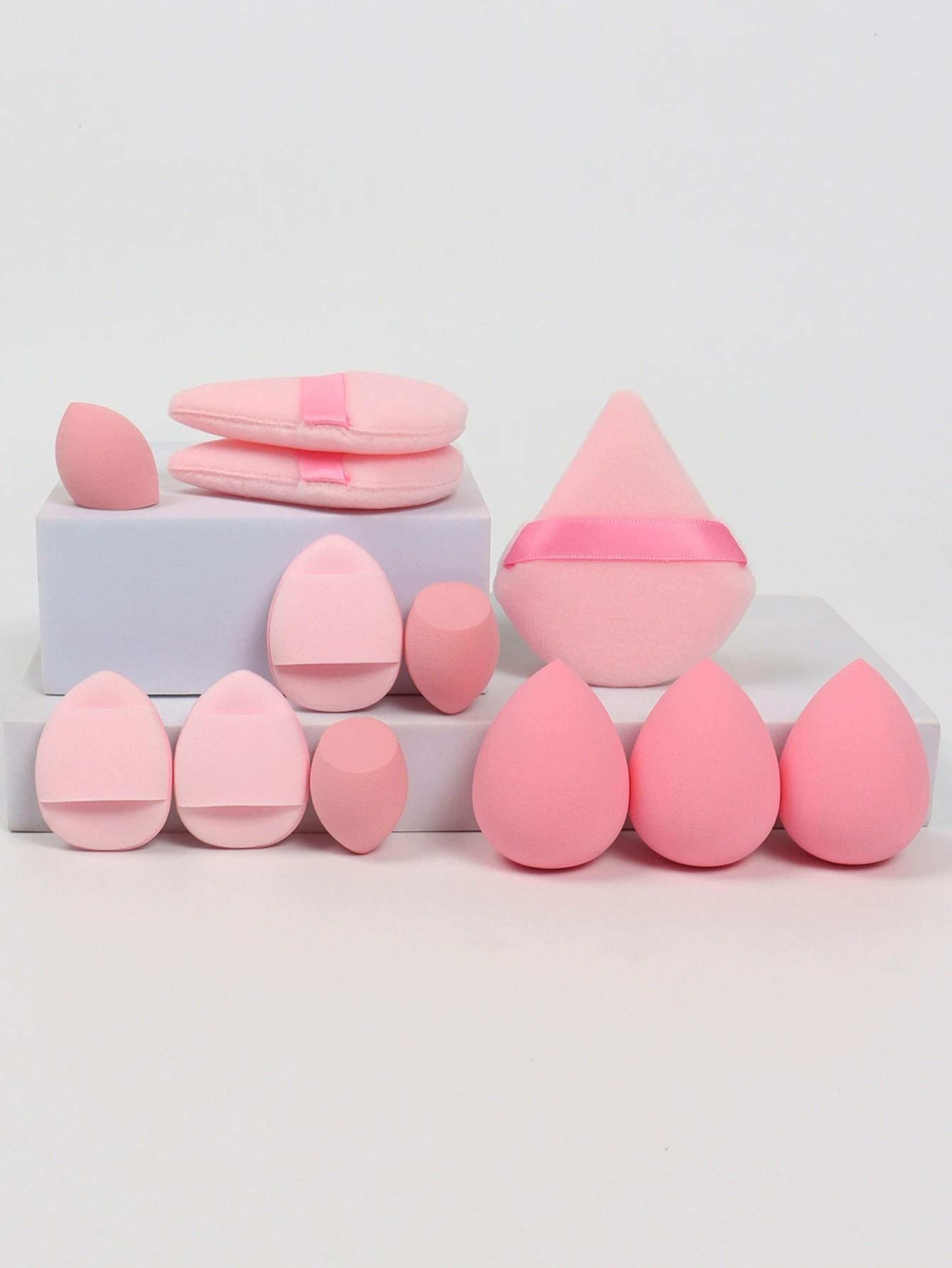 12Piece AllPurpose Makeup Sponge And Puff Set 9