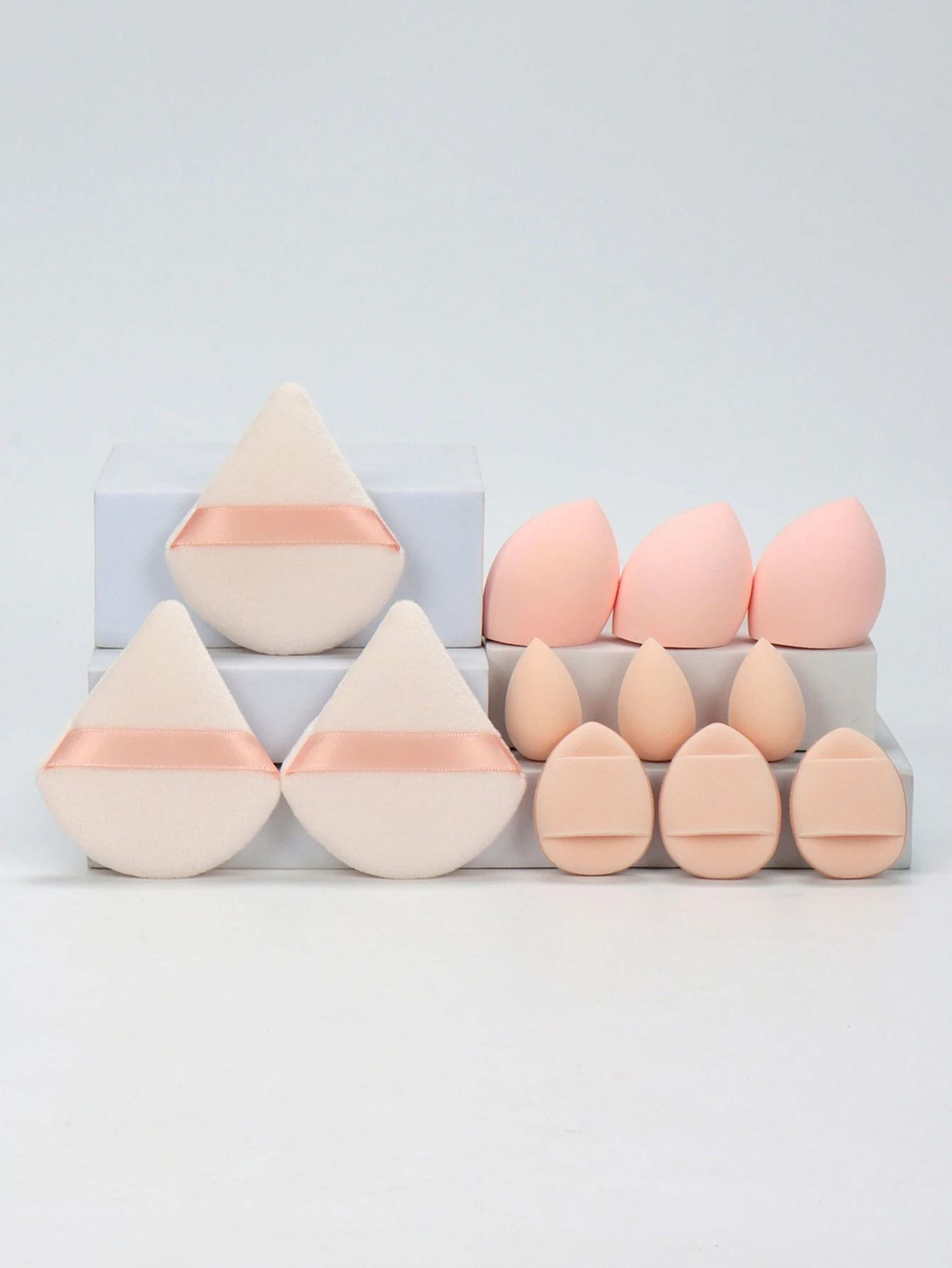 12Piece AllPurpose Makeup Sponge And Puff Set 18