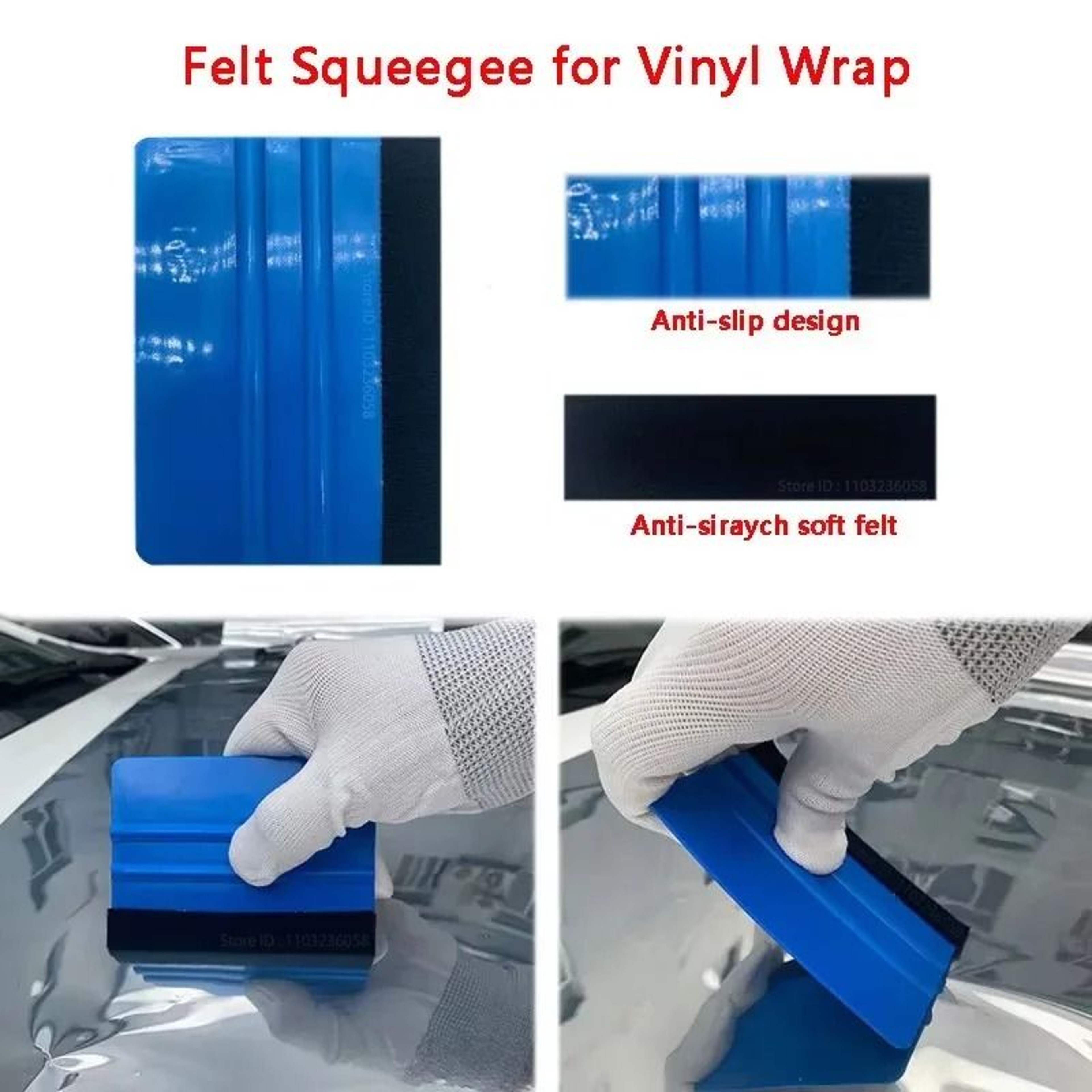 Professional Vehicle Vinyl Wrap And Window Tint Tool Kit 2