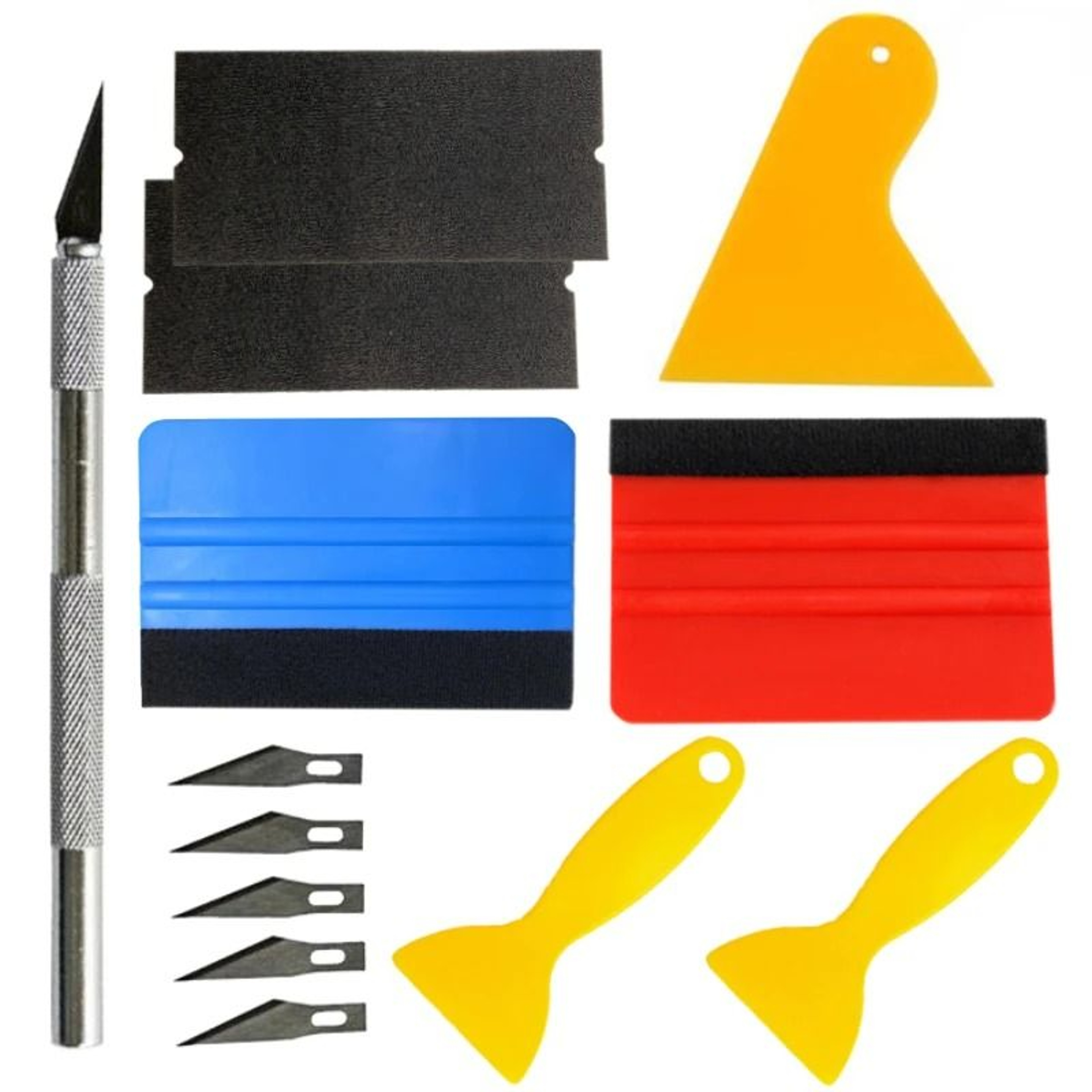 Professional Vehicle Vinyl Wrap And Window Tint Tool Kit 7