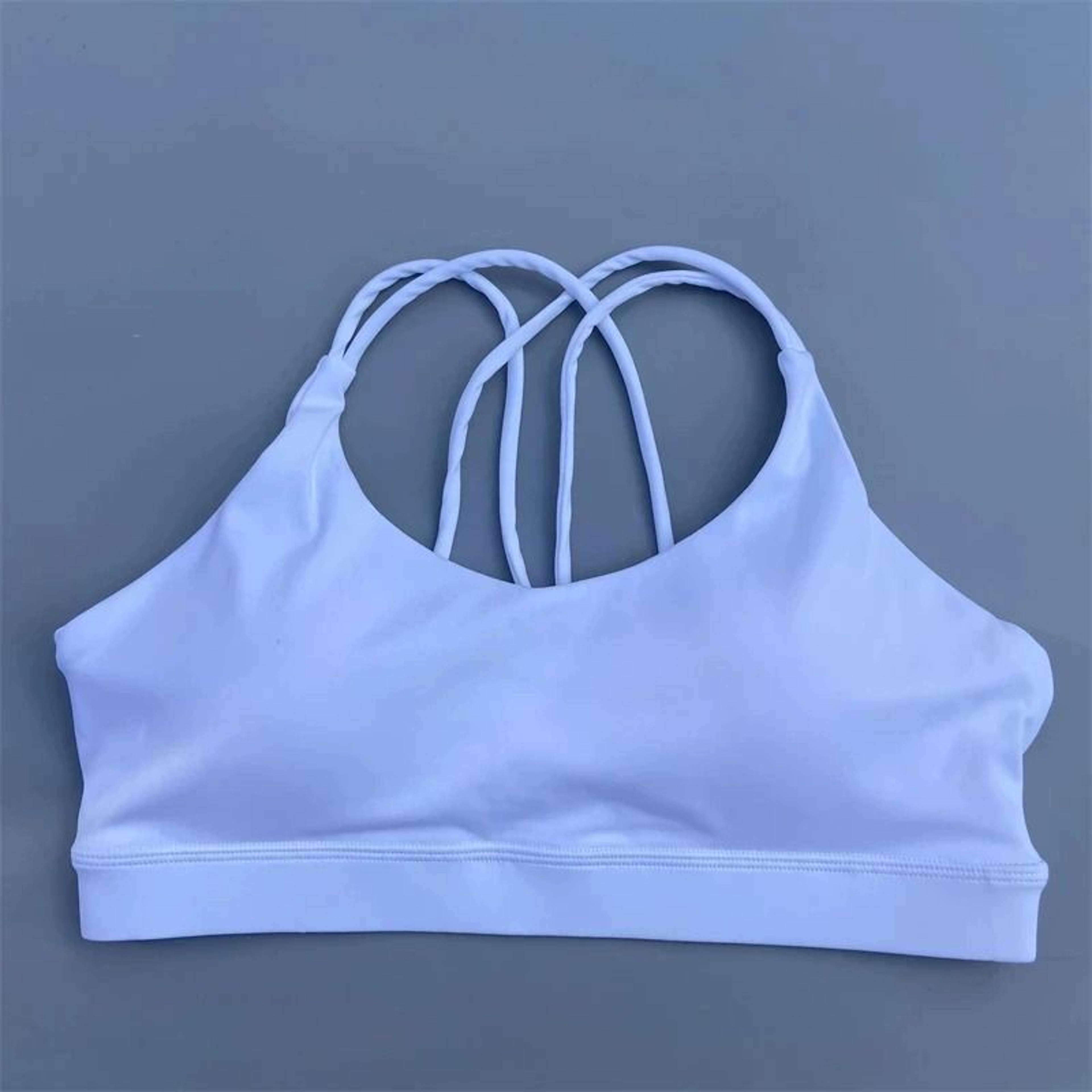 Solid Color Soft High Strength Womens Fitness Bra Tight Sport Top Comprehensive Training Gym Yoga U 2
