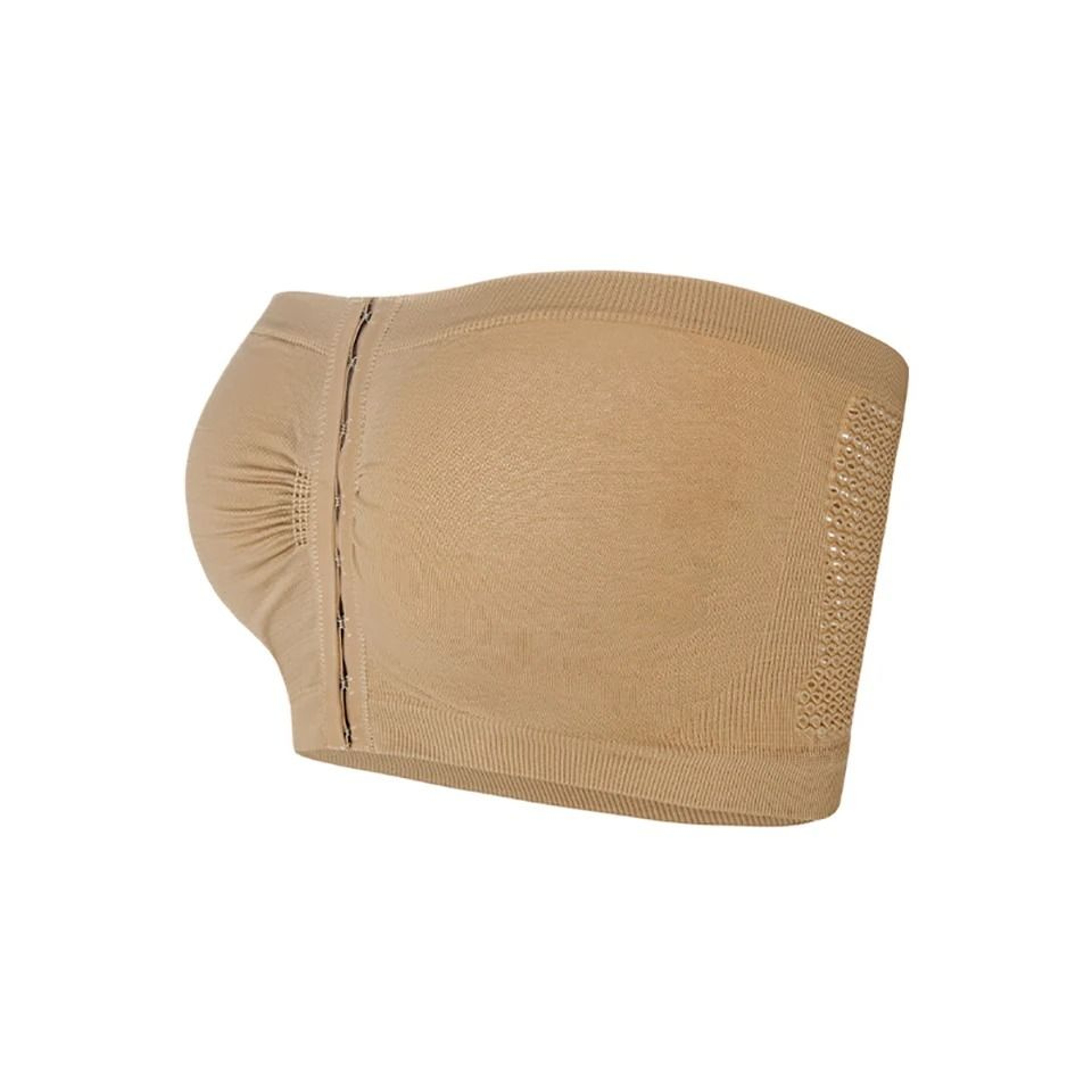Womens Plus Size Strapless Front Closure Bandeau Bra 8
