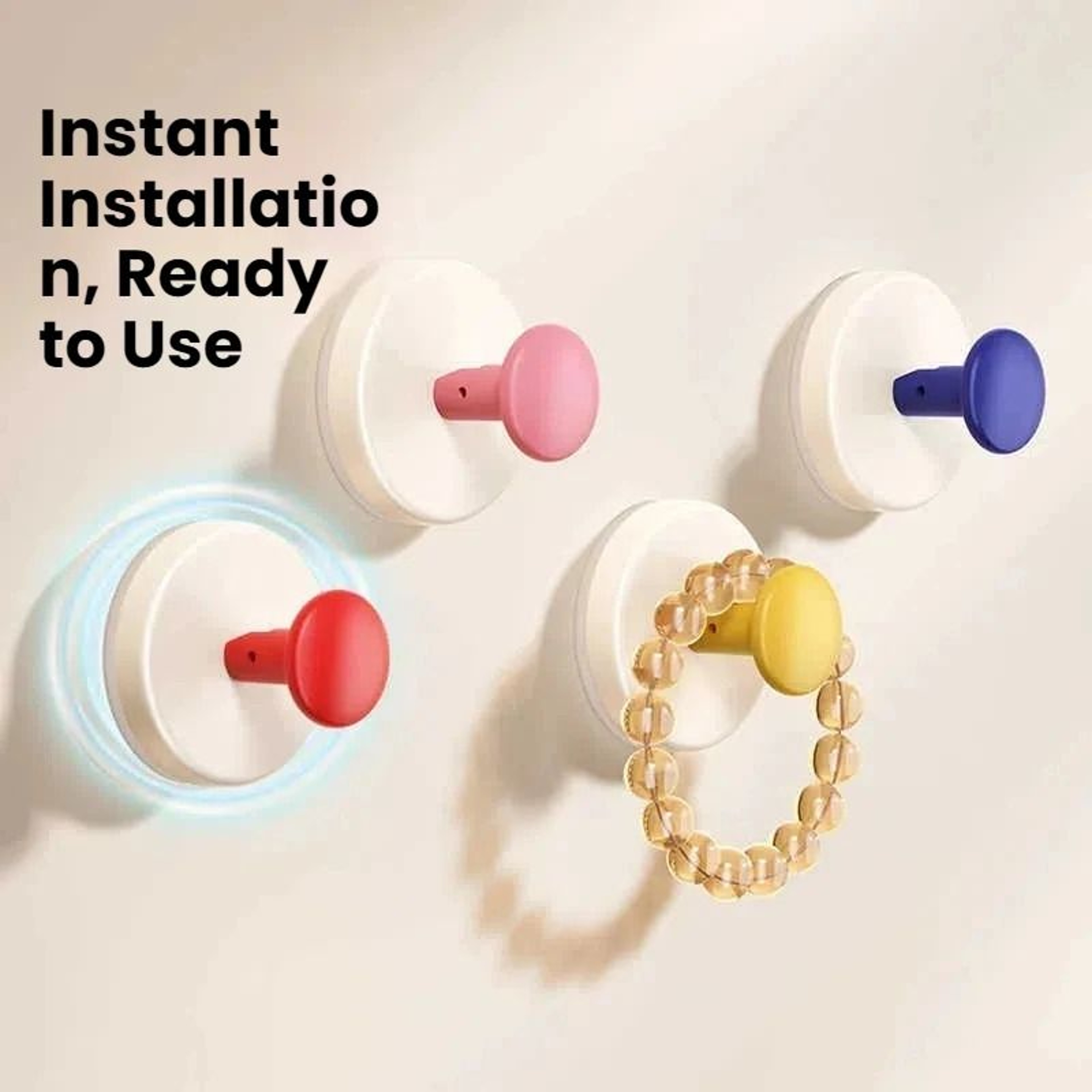 Clothes Hook Adhesive Wall Hanger For Bathroom And Kitchen 0
