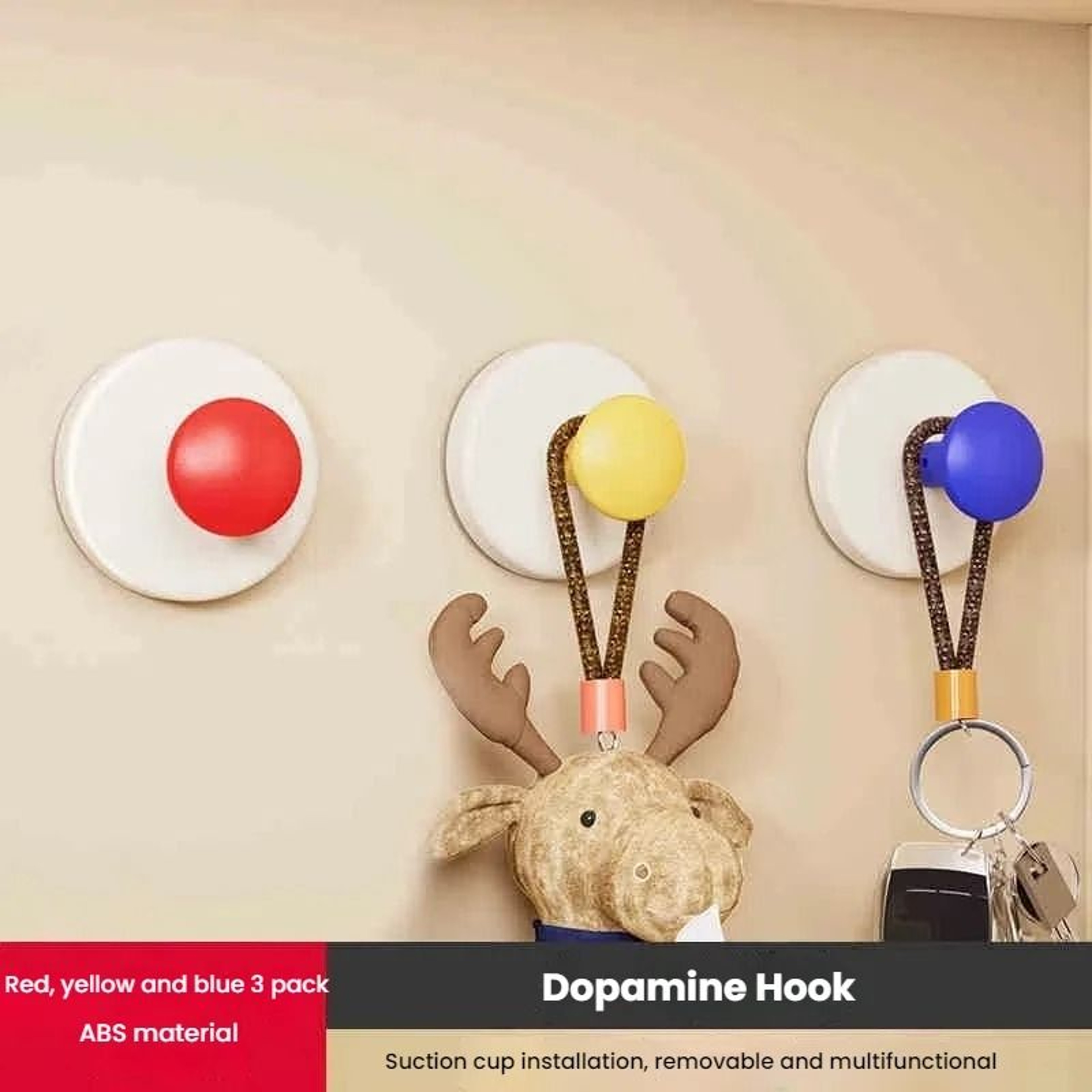 Clothes Hook Adhesive Wall Hanger For Bathroom And Kitchen 6