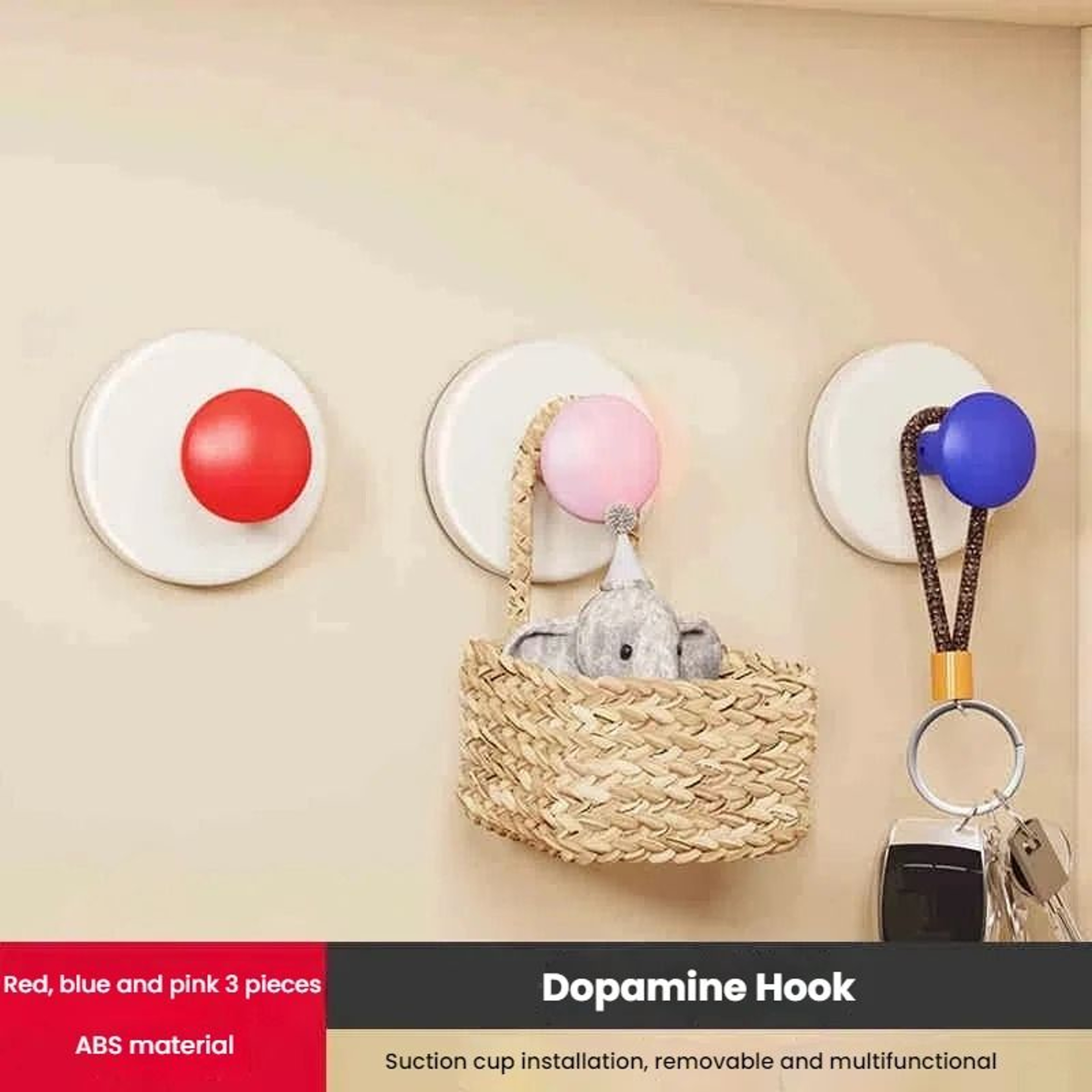 Clothes Hook Adhesive Wall Hanger For Bathroom And Kitchen 17