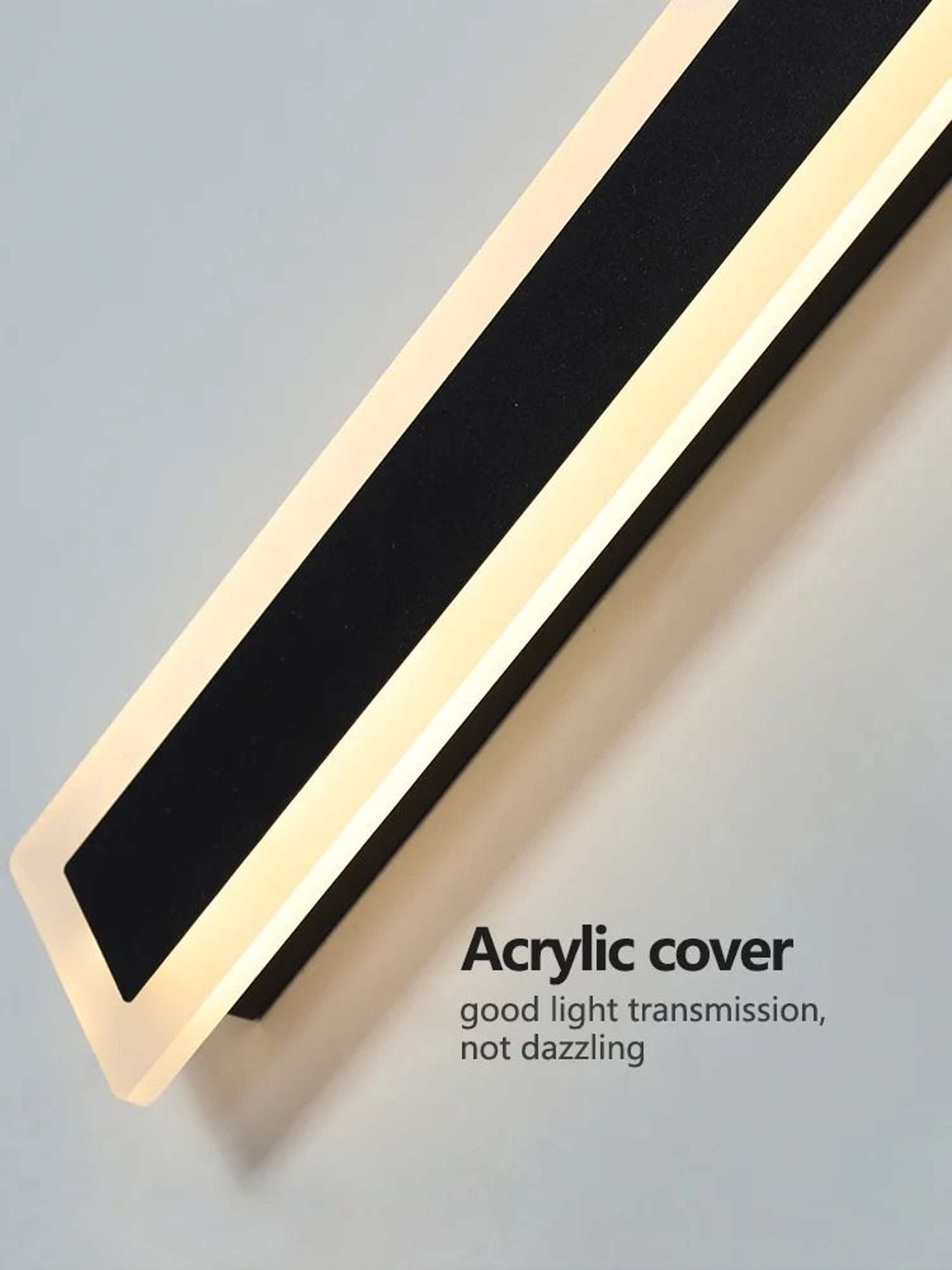 Modern Waterproof Outdoor Long Strip LED Wall Lamp IP65 Aluminum Garden Sconce 3