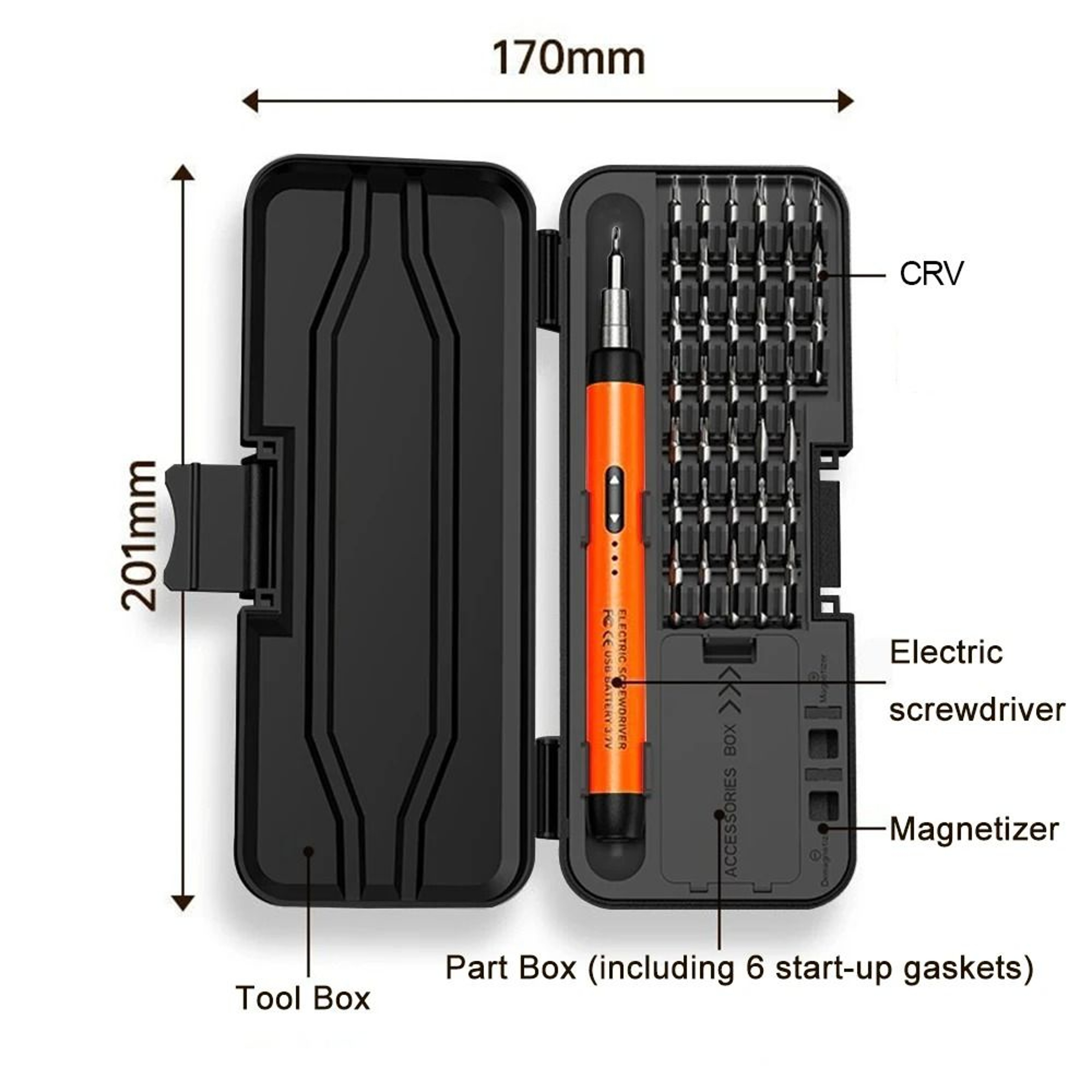 Precision Electric Screwdriver Set Rechargeable Mini Power Tool Kit For Electronics Repair 2