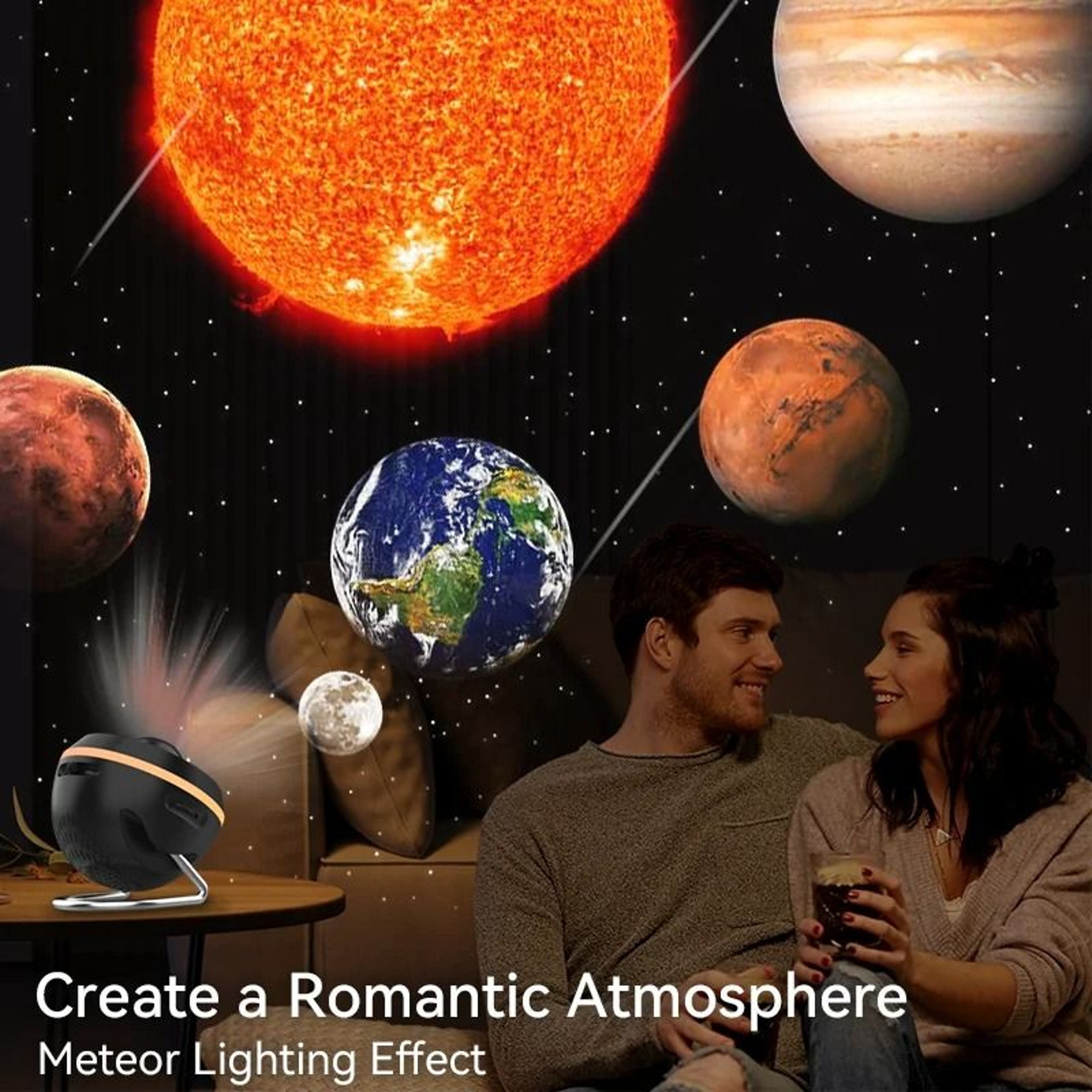 12in1 Galaxy Star Projector  Ultra Clear Planetarium Night Light With Meteor Effect 3