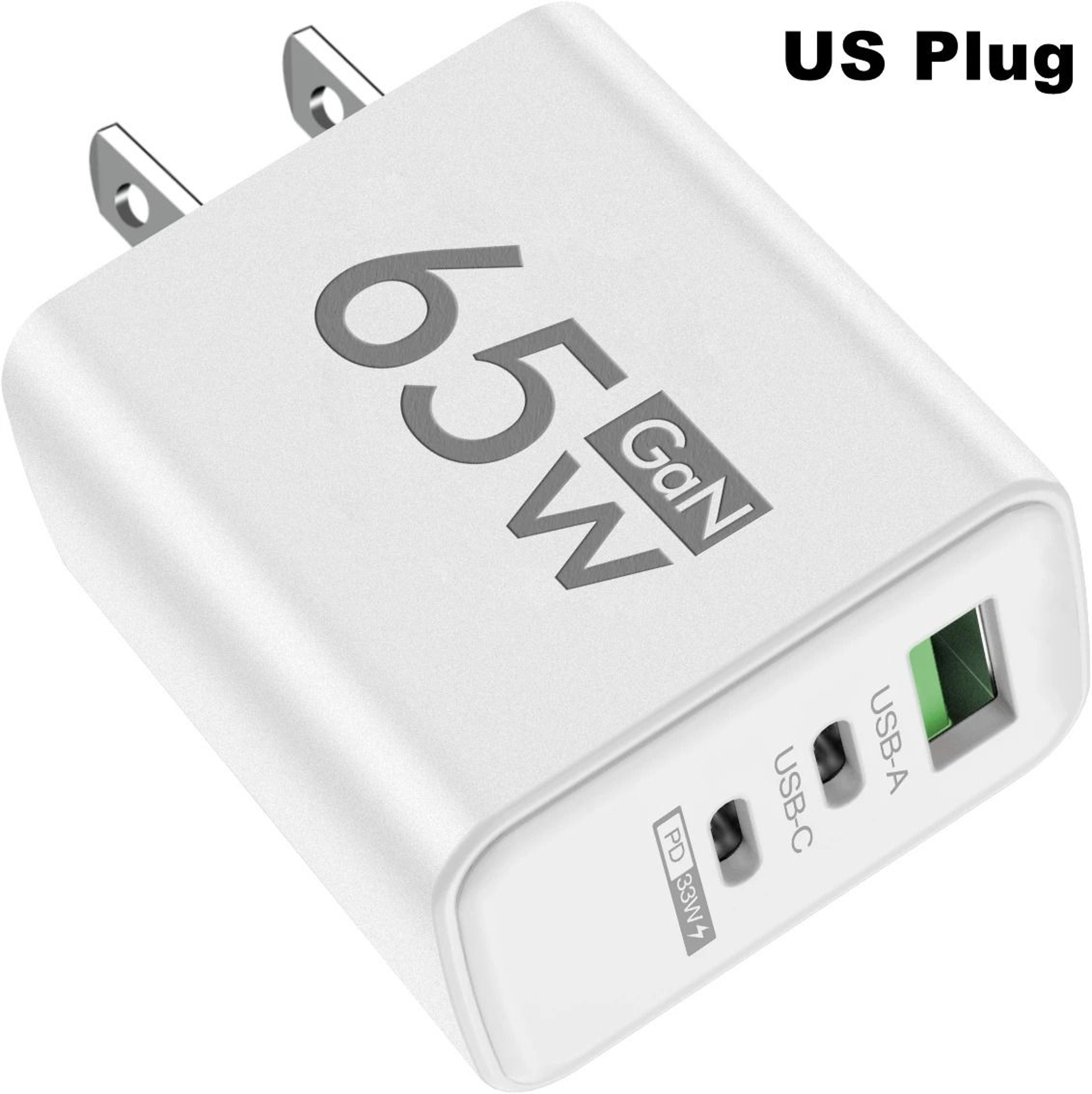 3Port MultiPlug USB  TypeC PD Fast Charger  Quick Charge Adapter For IPhone 16 Samsung And Huawei 12