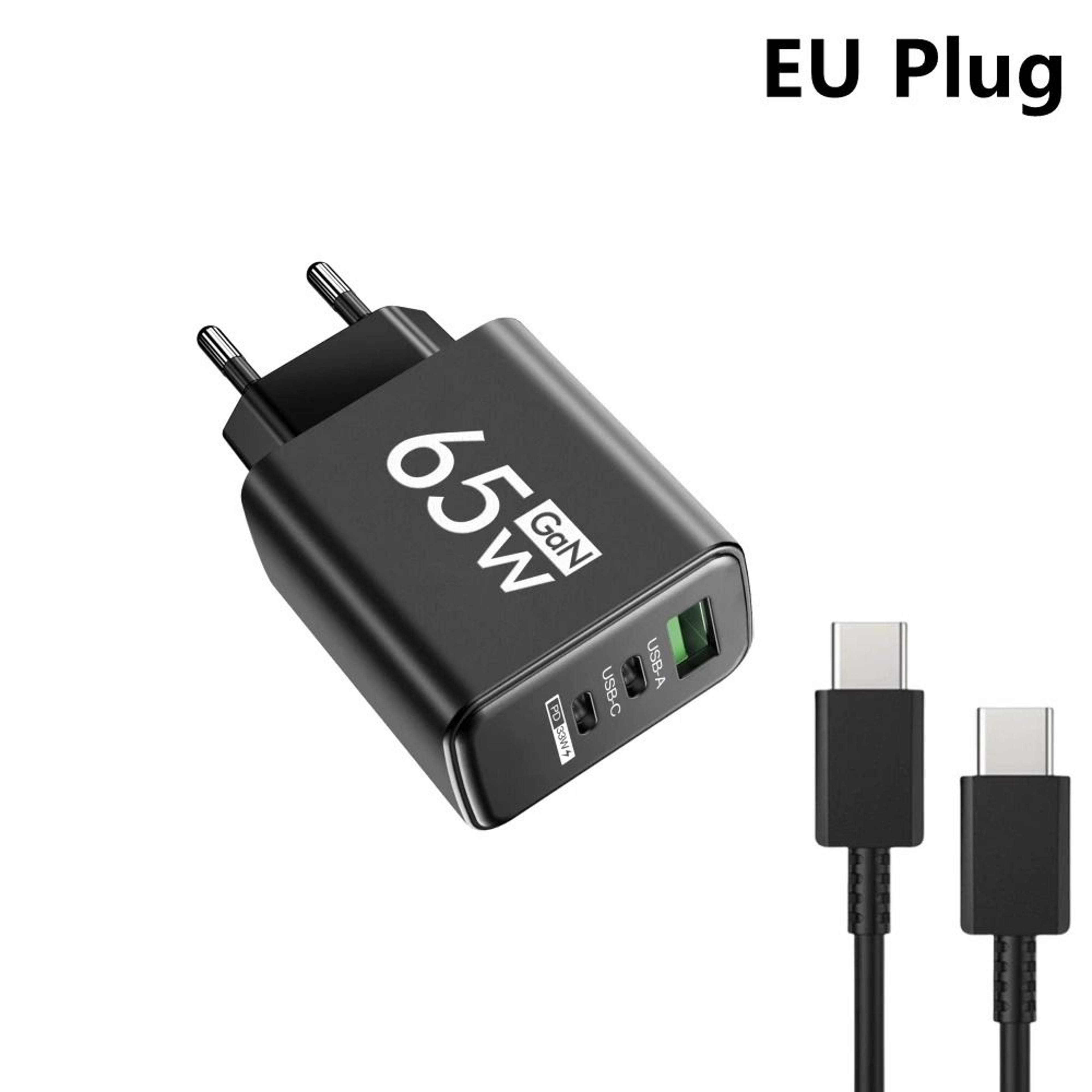 3Port MultiPlug USB  TypeC PD Fast Charger  Quick Charge Adapter For IPhone 16 Samsung And Huawei 6