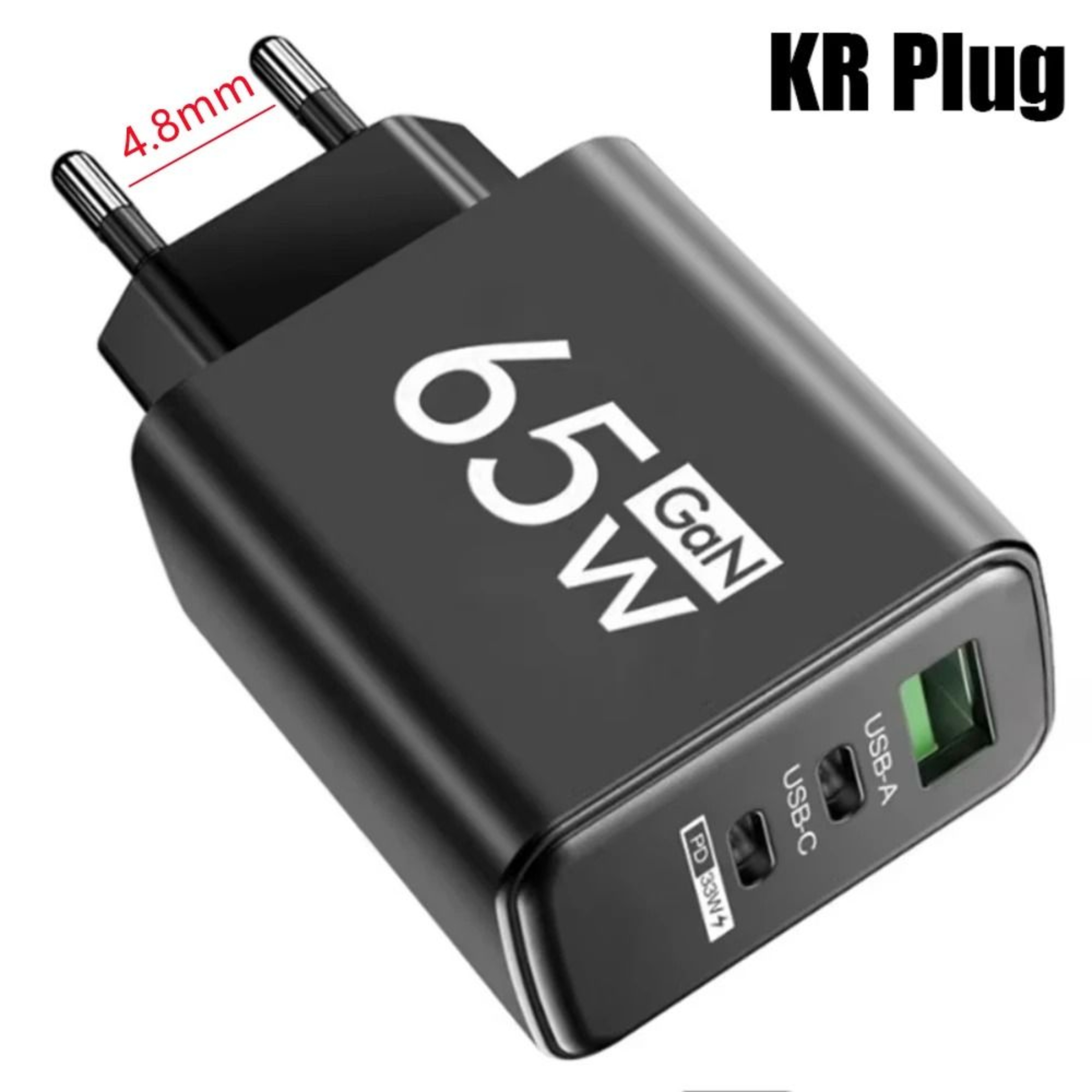 3Port MultiPlug USB  TypeC PD Fast Charger  Quick Charge Adapter For IPhone 16 Samsung And Huawei 7