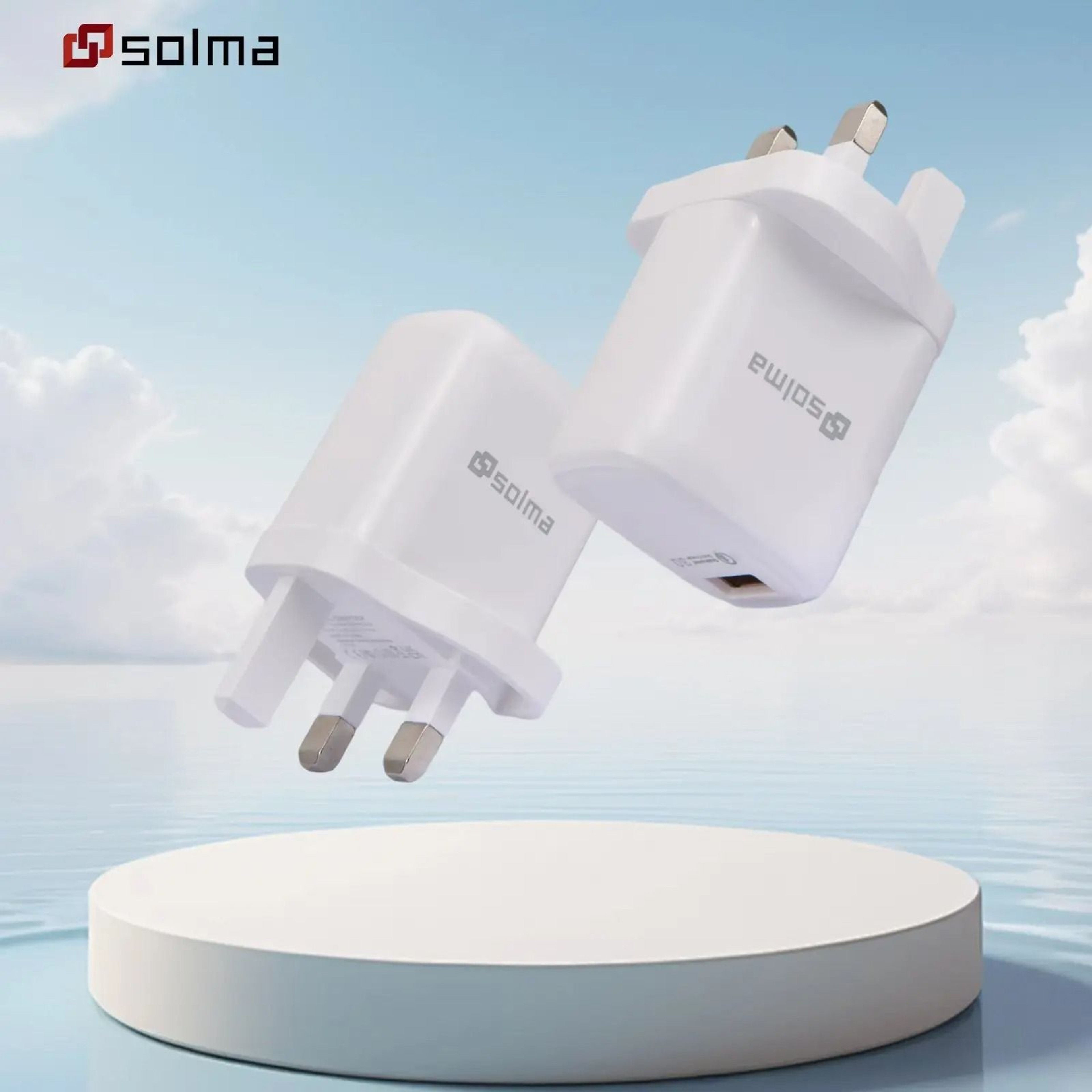 2Pack QC 30 Fast Charger Set  Universal USB Wall Adapter With EU  UK Plug Options For Mobile Phones 9