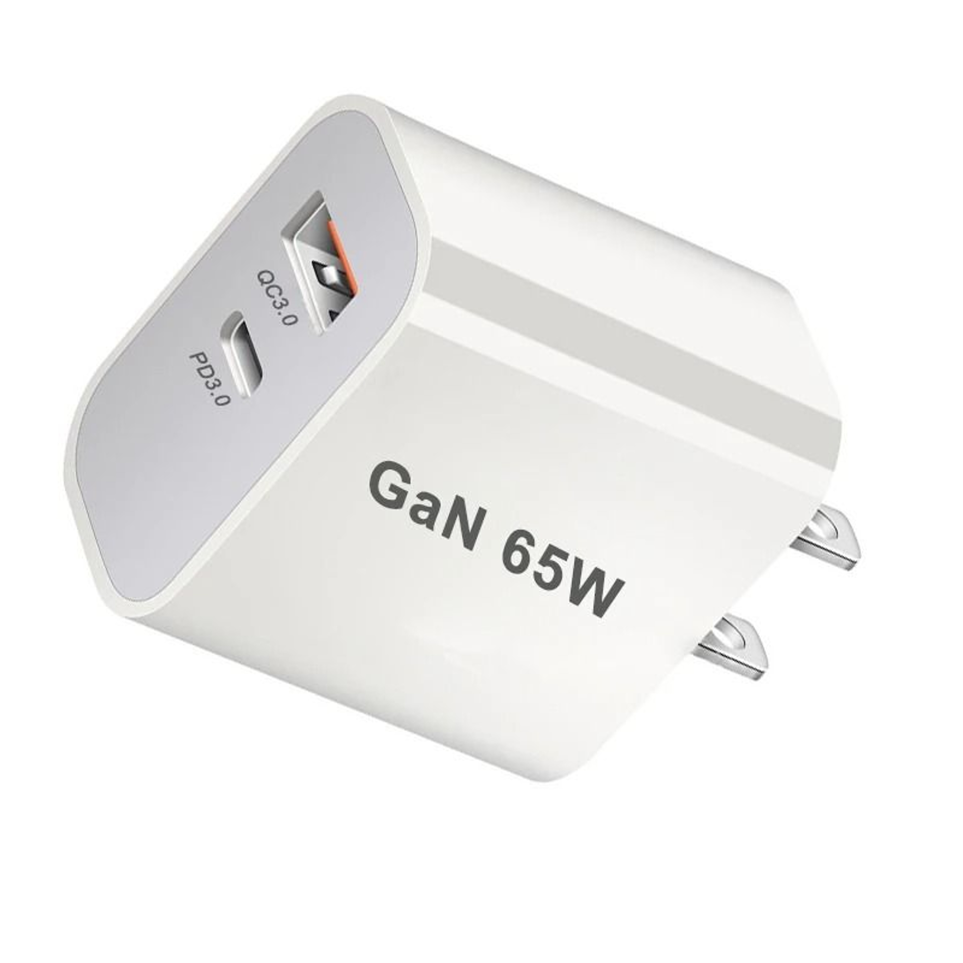 65W PD 30 GaN USBC Fast Charger  DualPort Wall Adapter With Global UKAUEUUS Plug Compatibility 9
