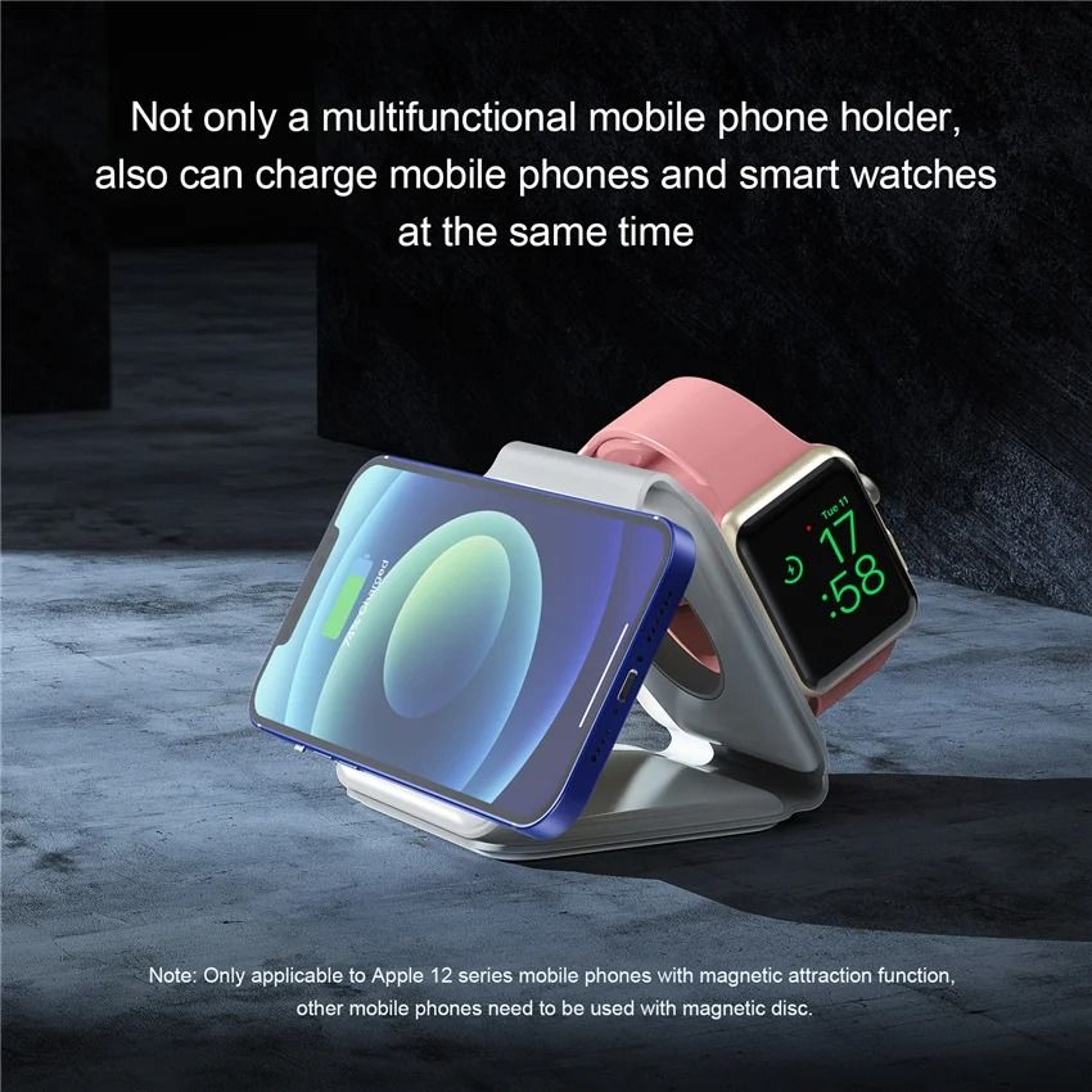100W 3in1 Magnetic Portable Wireless Charger  HighSpeed Power Pad For IPhone 14 Apple Watch  AirPod 3