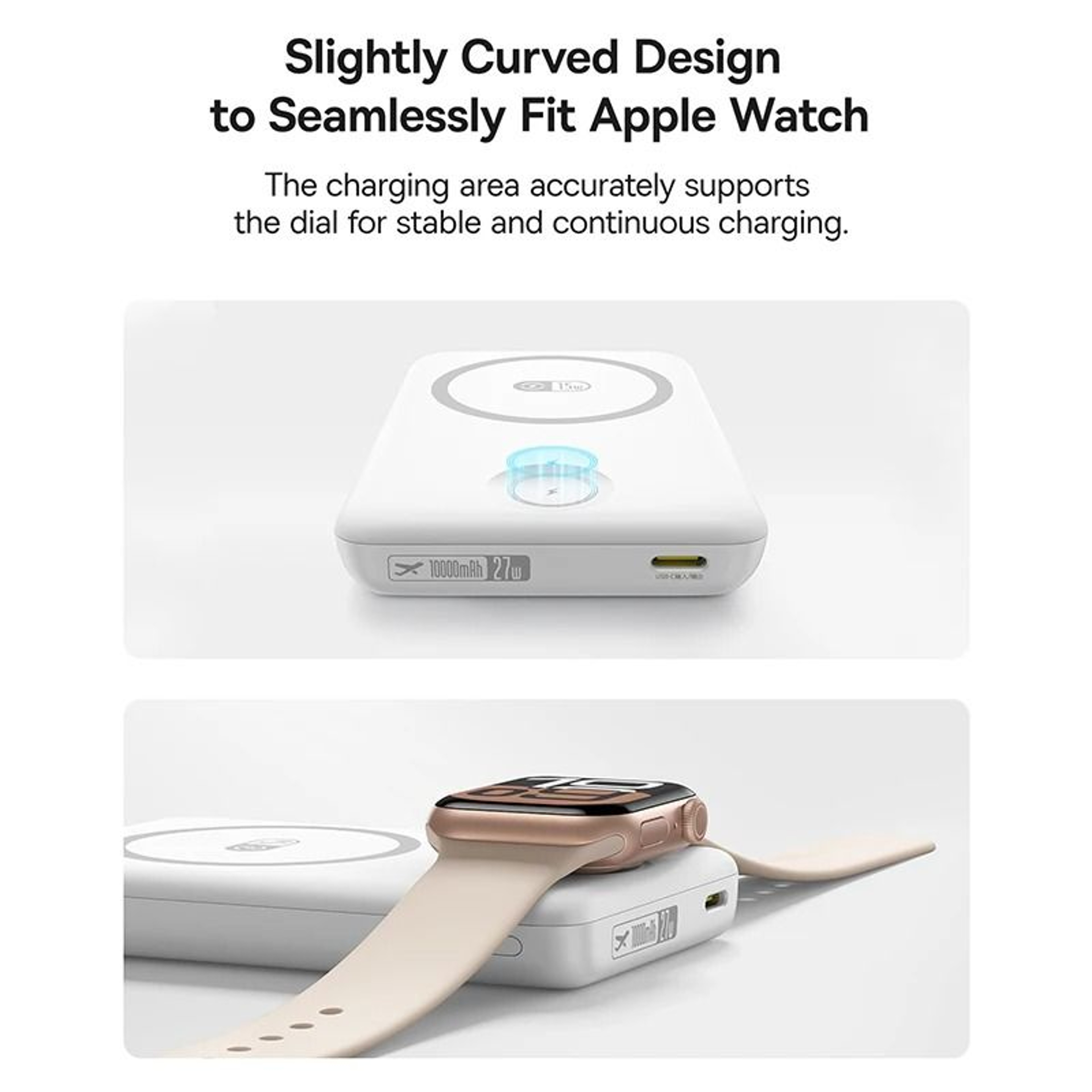 Baseus 27W Magnetic Power Bank  10000mAh 15W Wireless Fast Charger For IPhone IWatch  AirPods 1