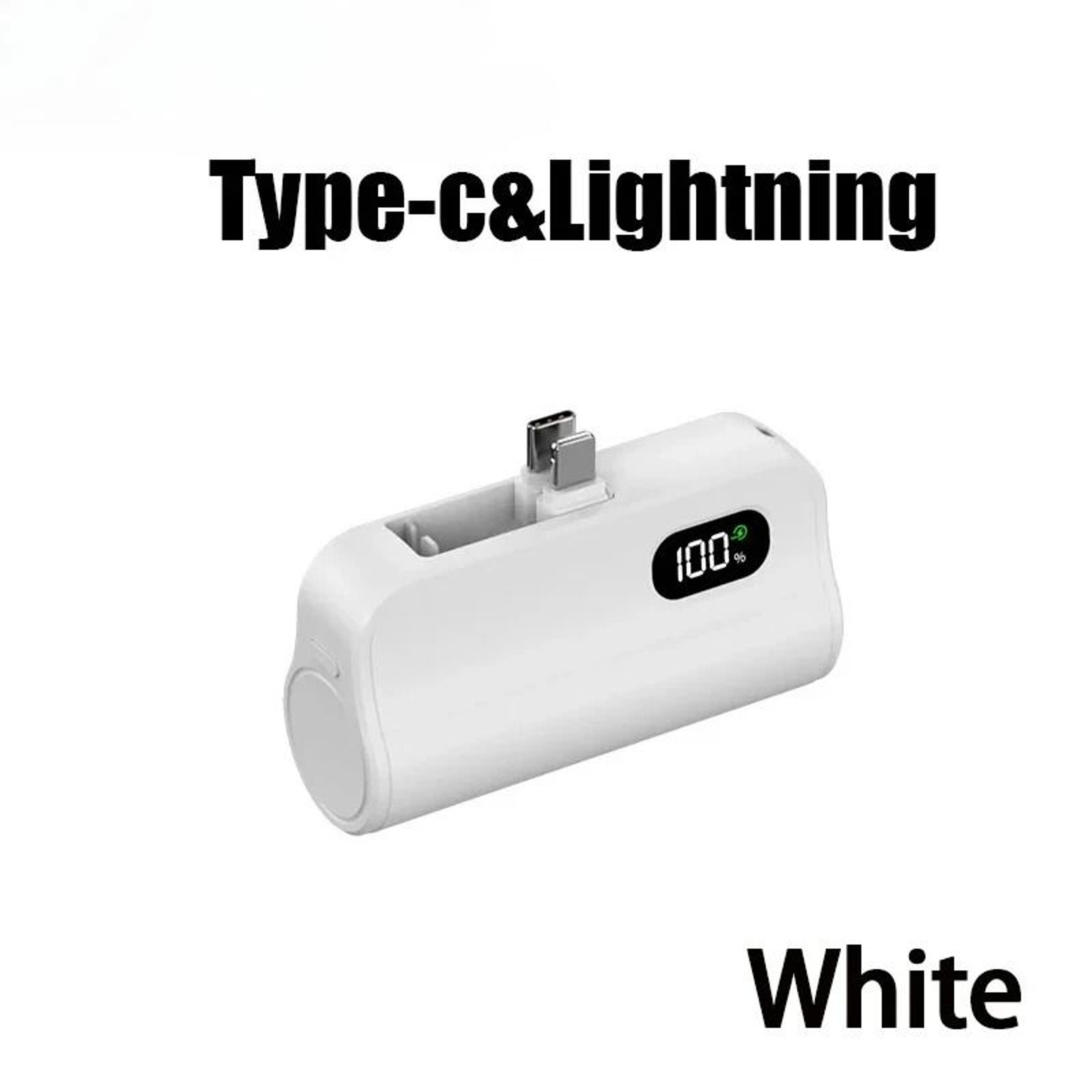 Mini Capsule 50000mAh Power Bank  UltraPortable Wireless Fast Charging Battery For IPhone  Samsung 6