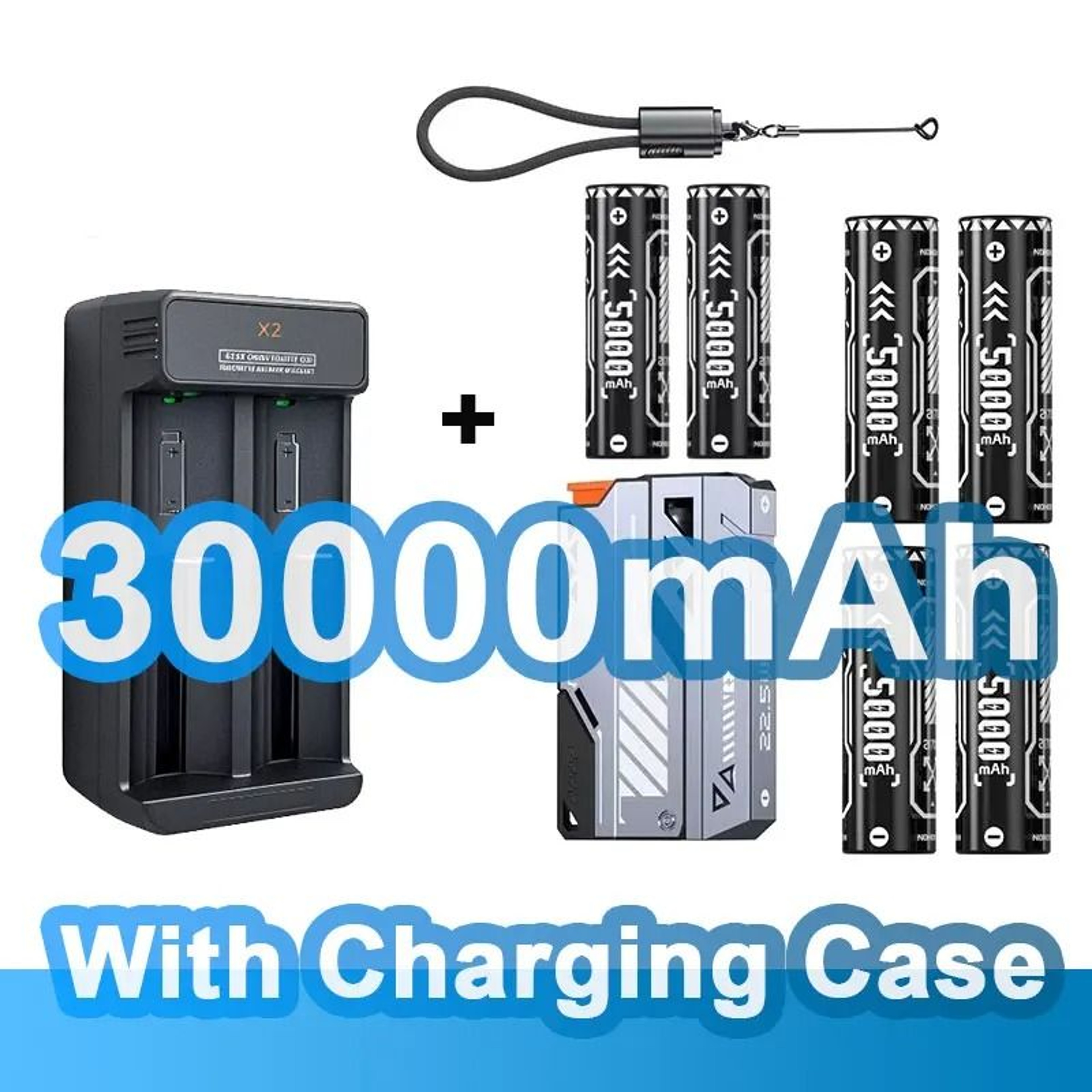 VYVYLABS 30000mAh Detachable 3C Power Bank  225W Wireless Fast Charger For IPhone 17  Android 8