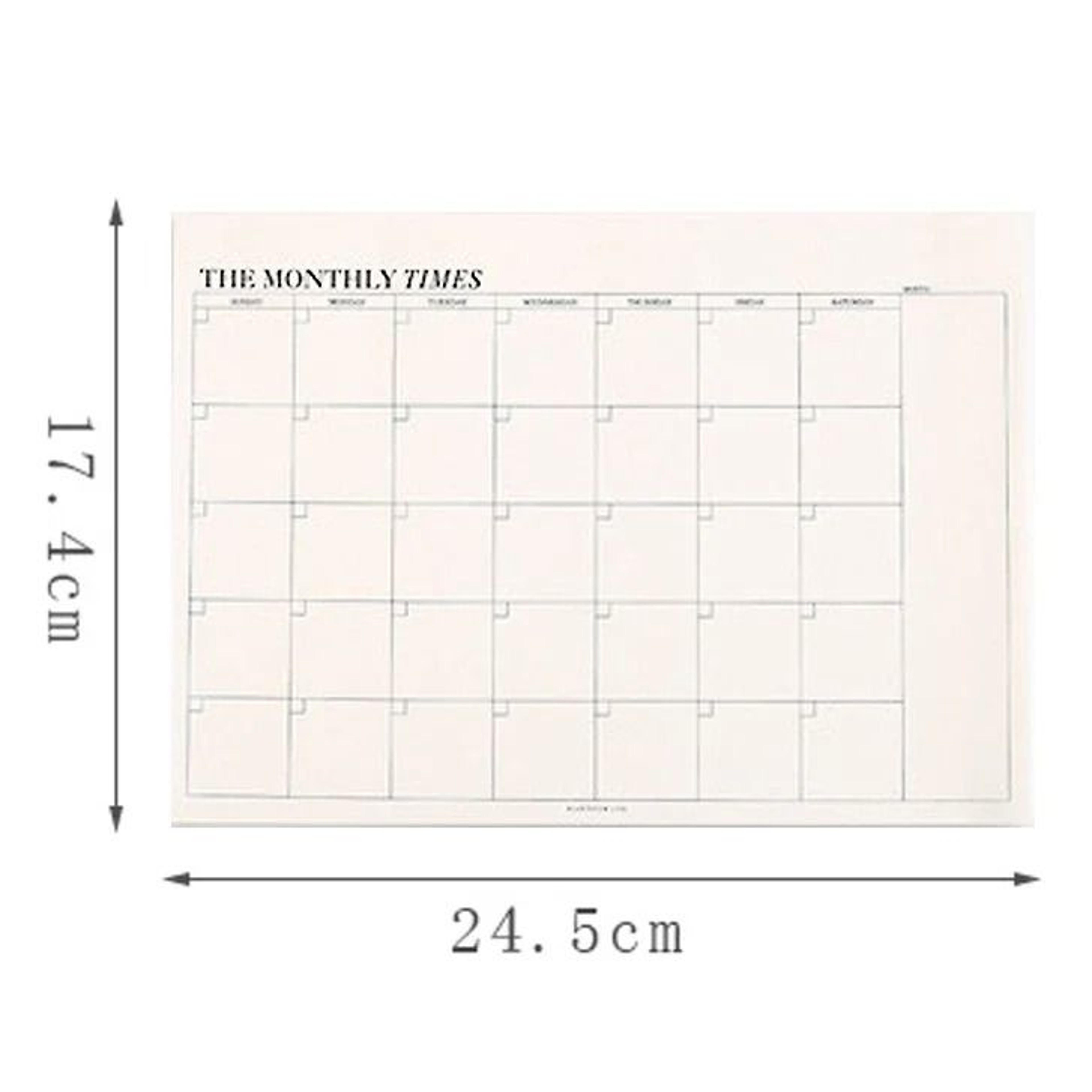 Weekly  Monthly Undated Agenda Notebook  Professional Study Planner  Korean Stationery For Office A 5