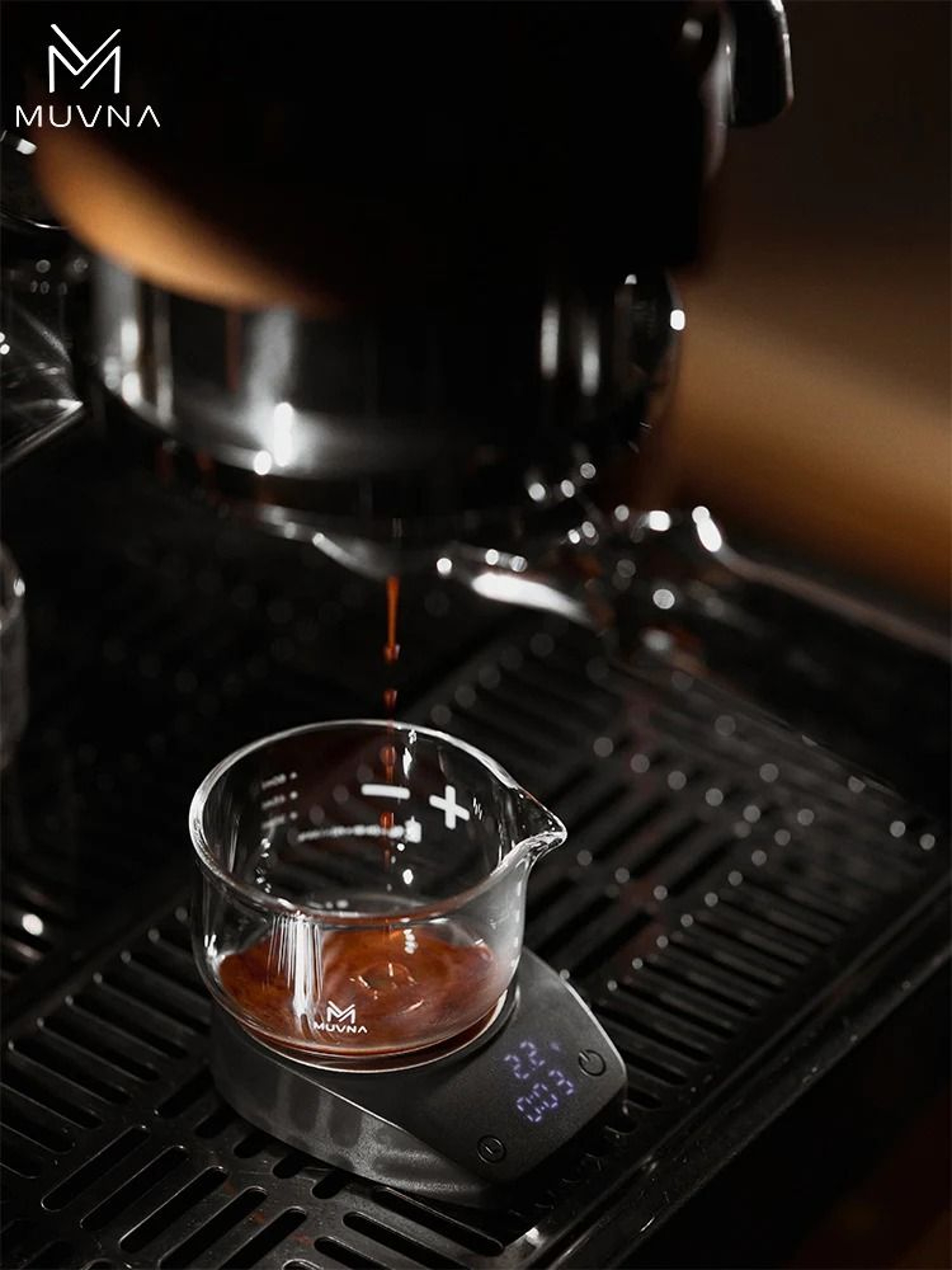 MUVNA Mini Electronic Espresso Scale  01g High Precision With LED Display  Powder Receiving Cup 3