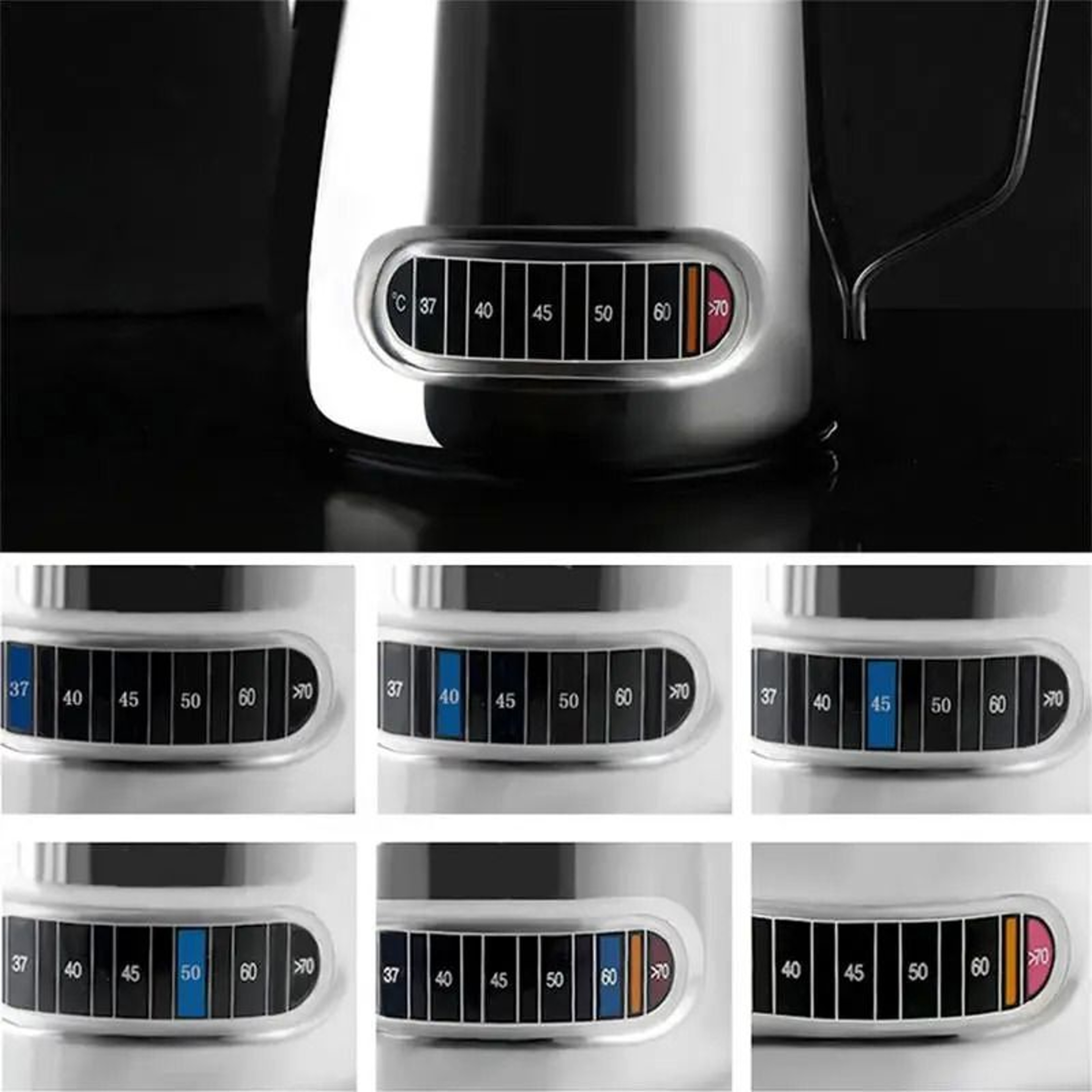 Universal ColorChanging Thermometer Stickers  Waterproof Discoloration Temperature Tester For Coffe 4
