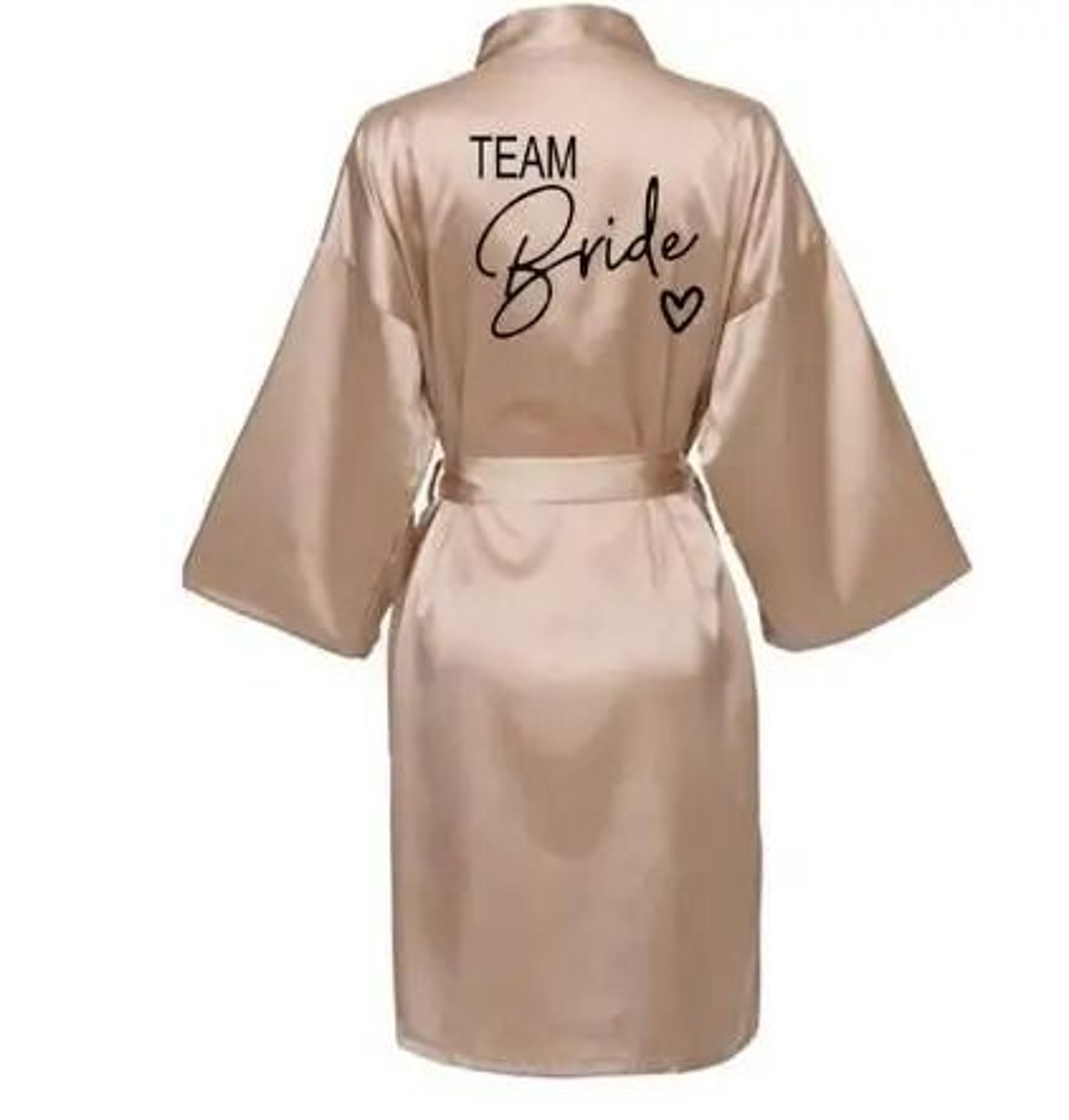 Wedding Party Team Bride Robe  Professional Satin Kimono Pajamas  Bridesmaid Bathrobe SP003 11