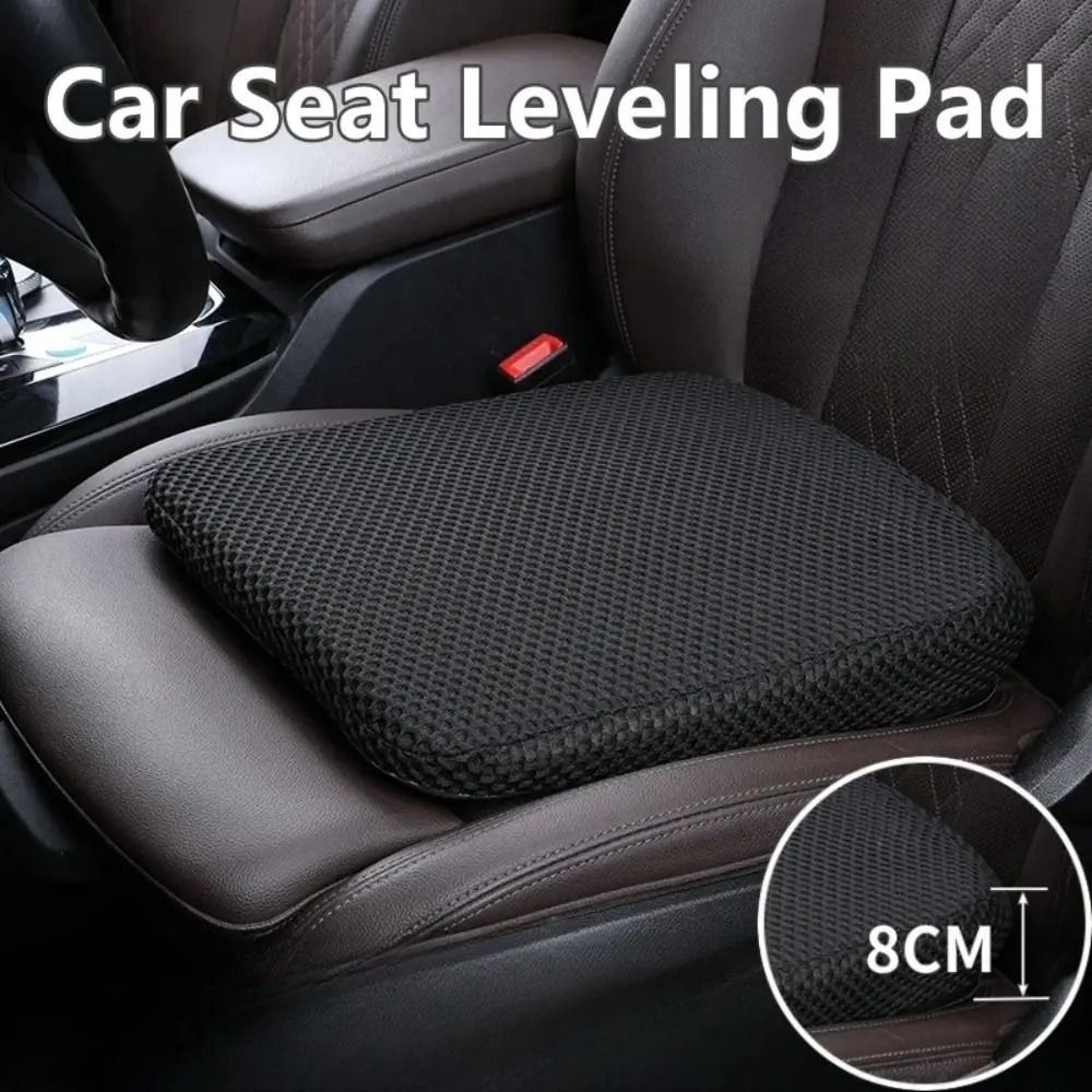 Car Seat Booster Cushion  HighPerformance Honeycomb Memory Cotton  3D Mesh Sedentary Support 0