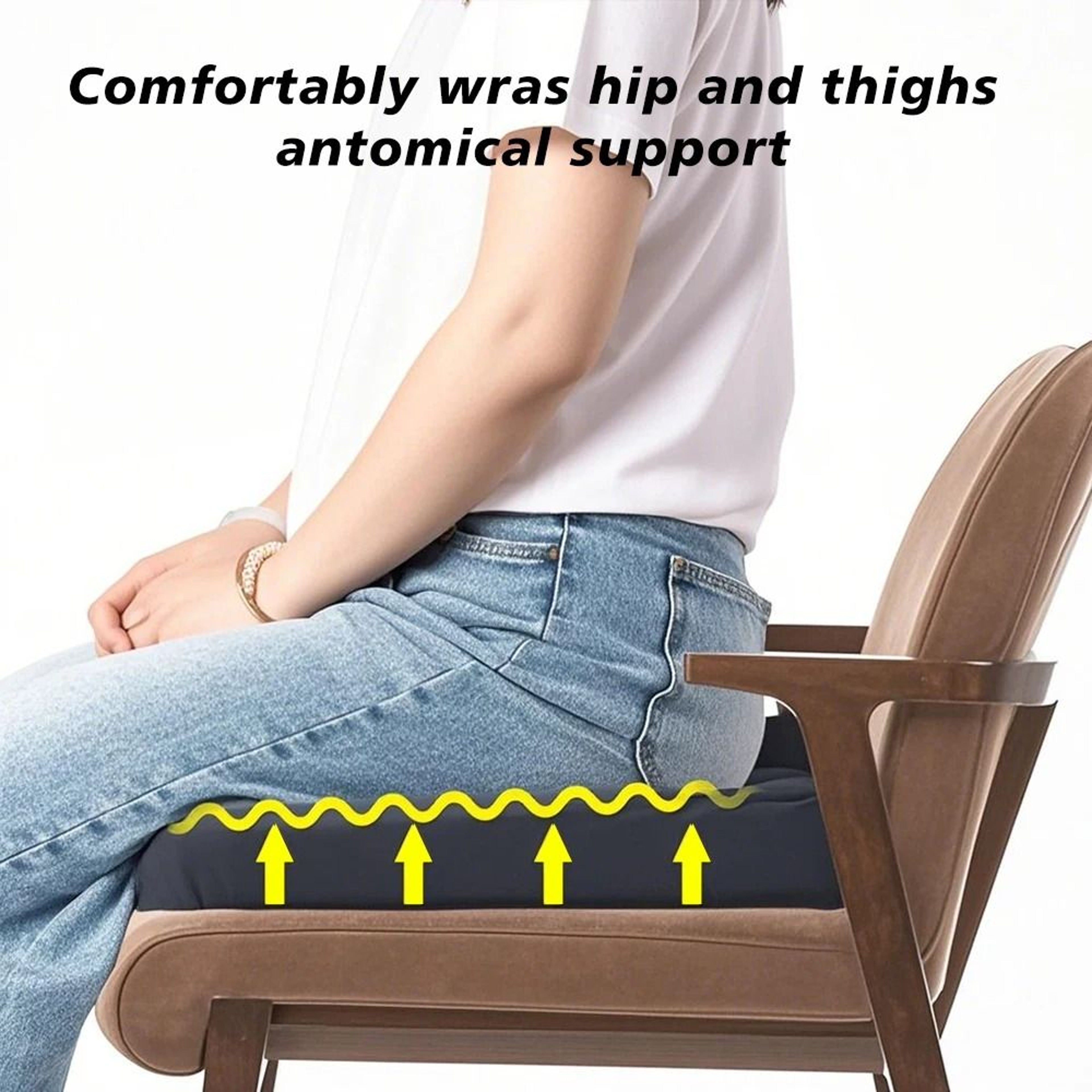 Premium Cooling Seat Cushion  HighPerformance Pressure Relief For Chairs  Wheelchairs 2