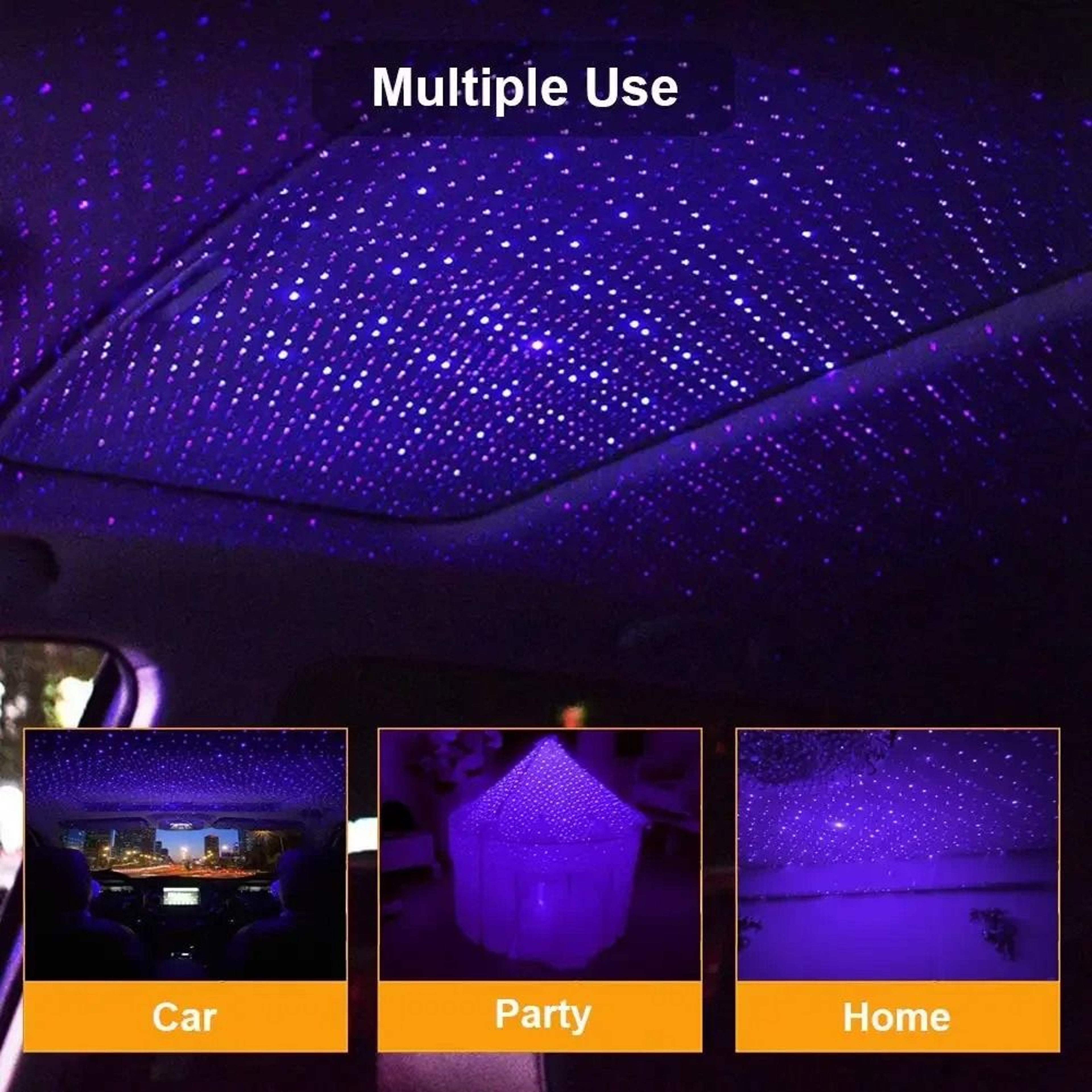 Romantic USB Galaxy Star Projector  HighPerformance LED Starry Sky Night Light For Car  Home 4
