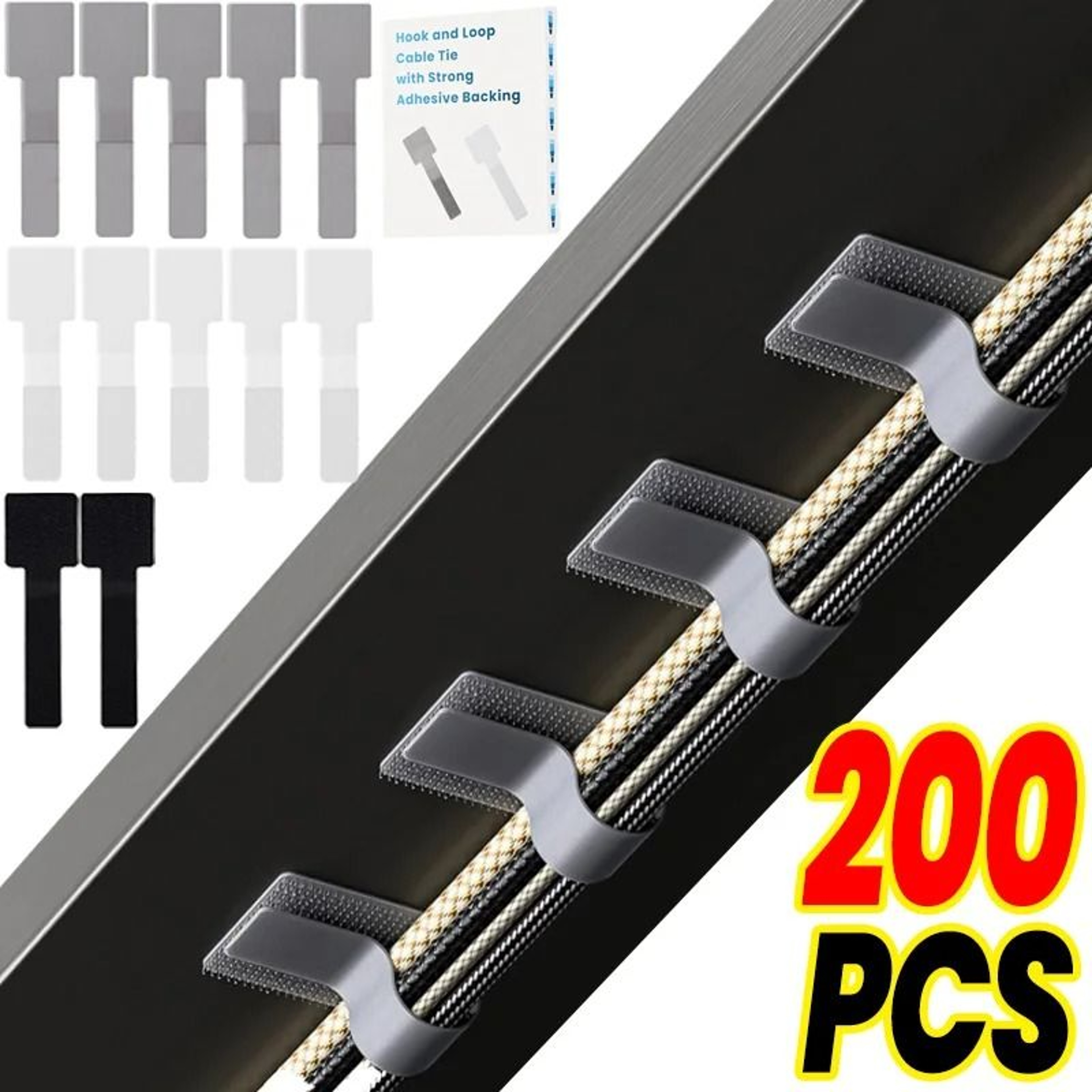 ProSeries Reusable Nylon Cable Ties  HighPerformance Releasable Wire Management  Modular Loop Hoop  0