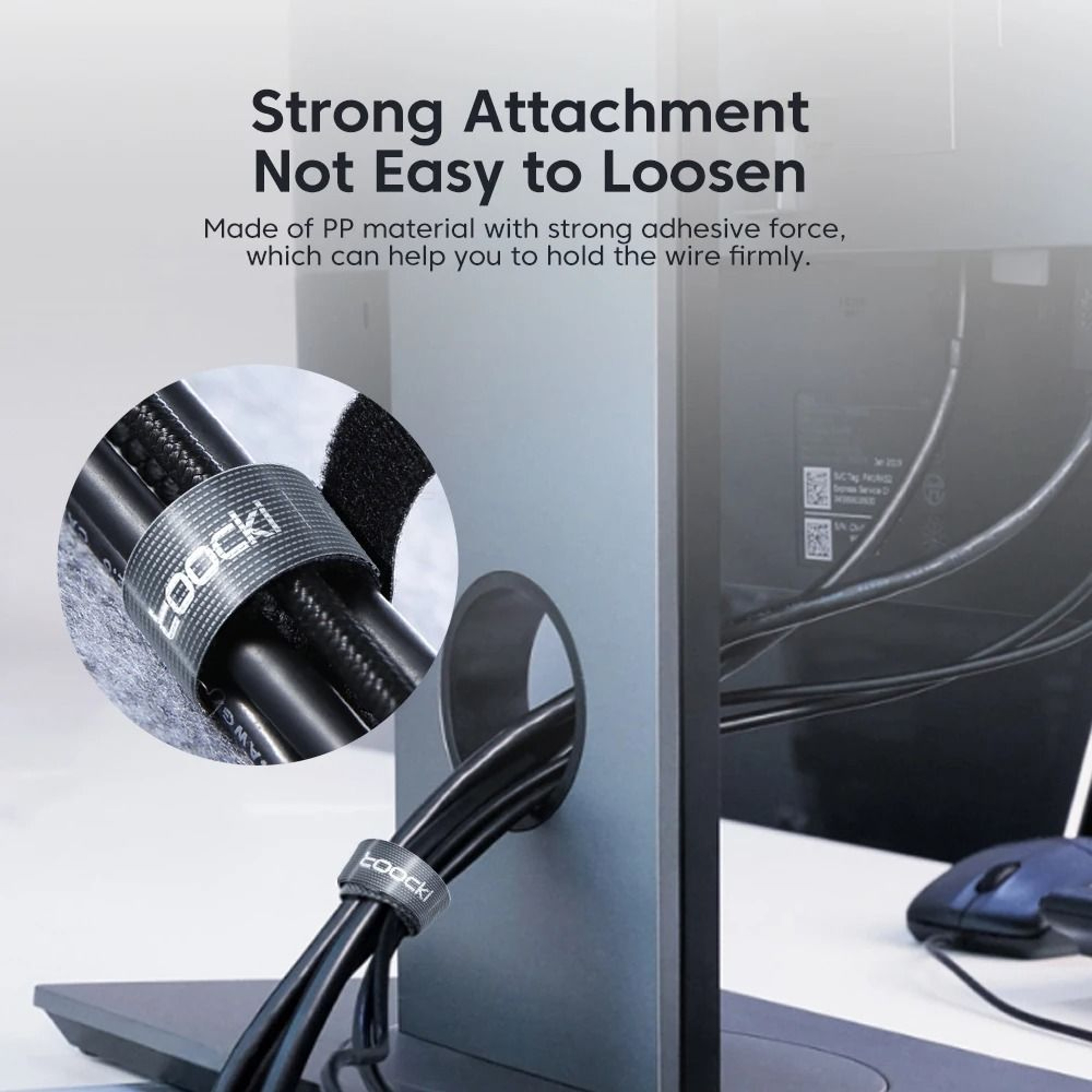 Toocki Pro Cable Management Roll  HighPerformance FreeCut Wire Organizer For Desk  Mobile Infrastru 2