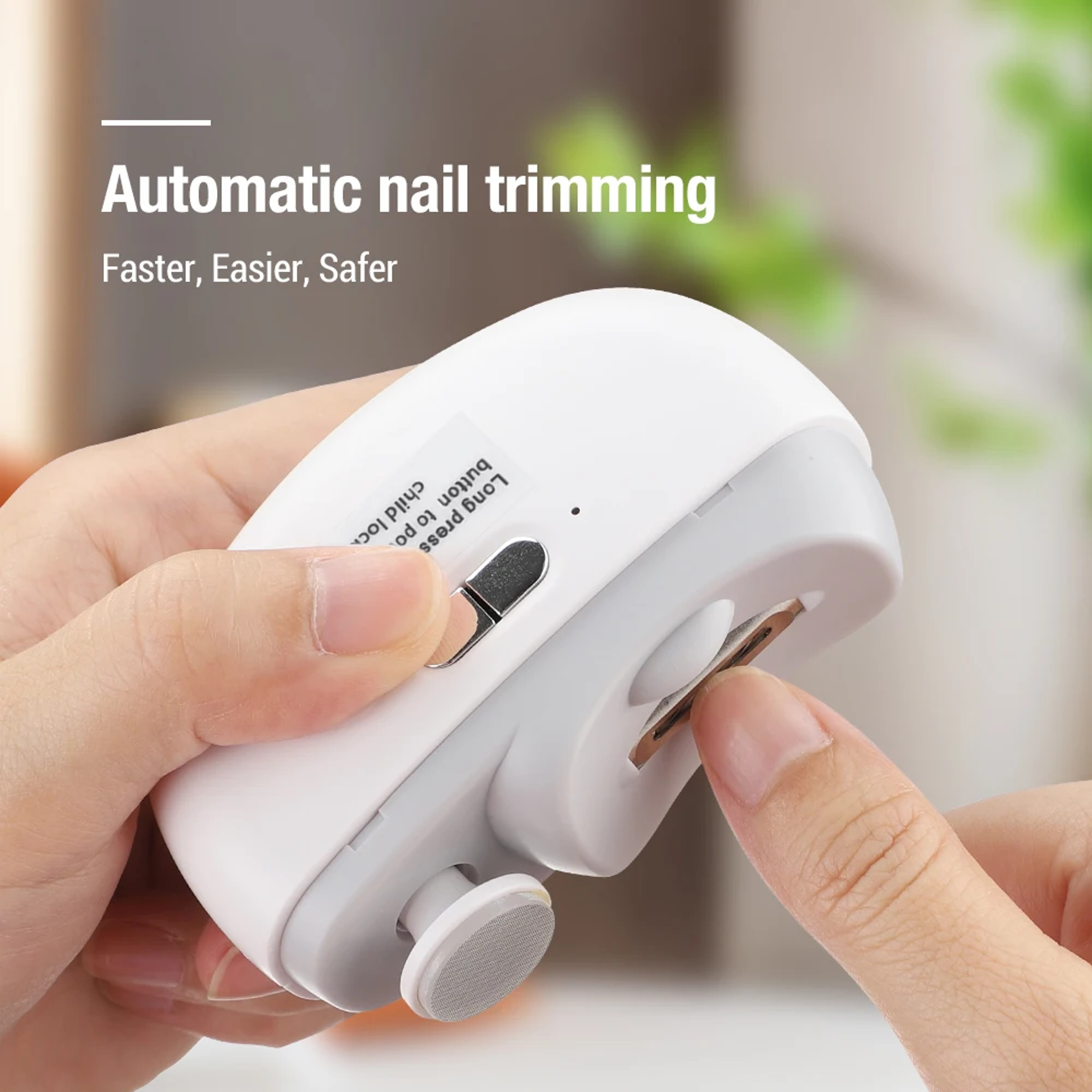 Rechargeable Electric Nail Grinder  Clipper Fast Precise Grooming Tool 2