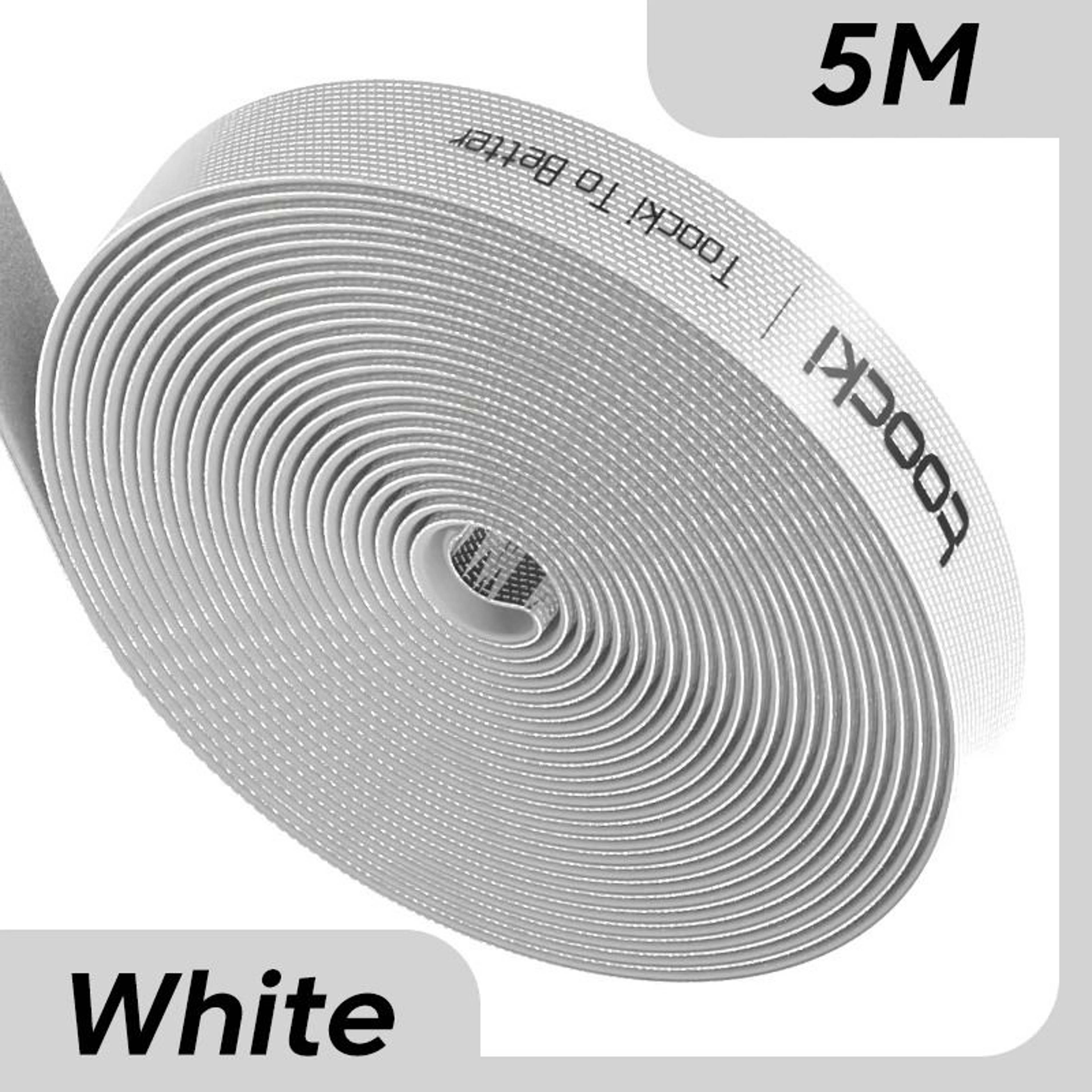 Toocki 5m Cable Organizer Roll  HighPerformance FreeCut Wire Winder  Universal Cord Management 8