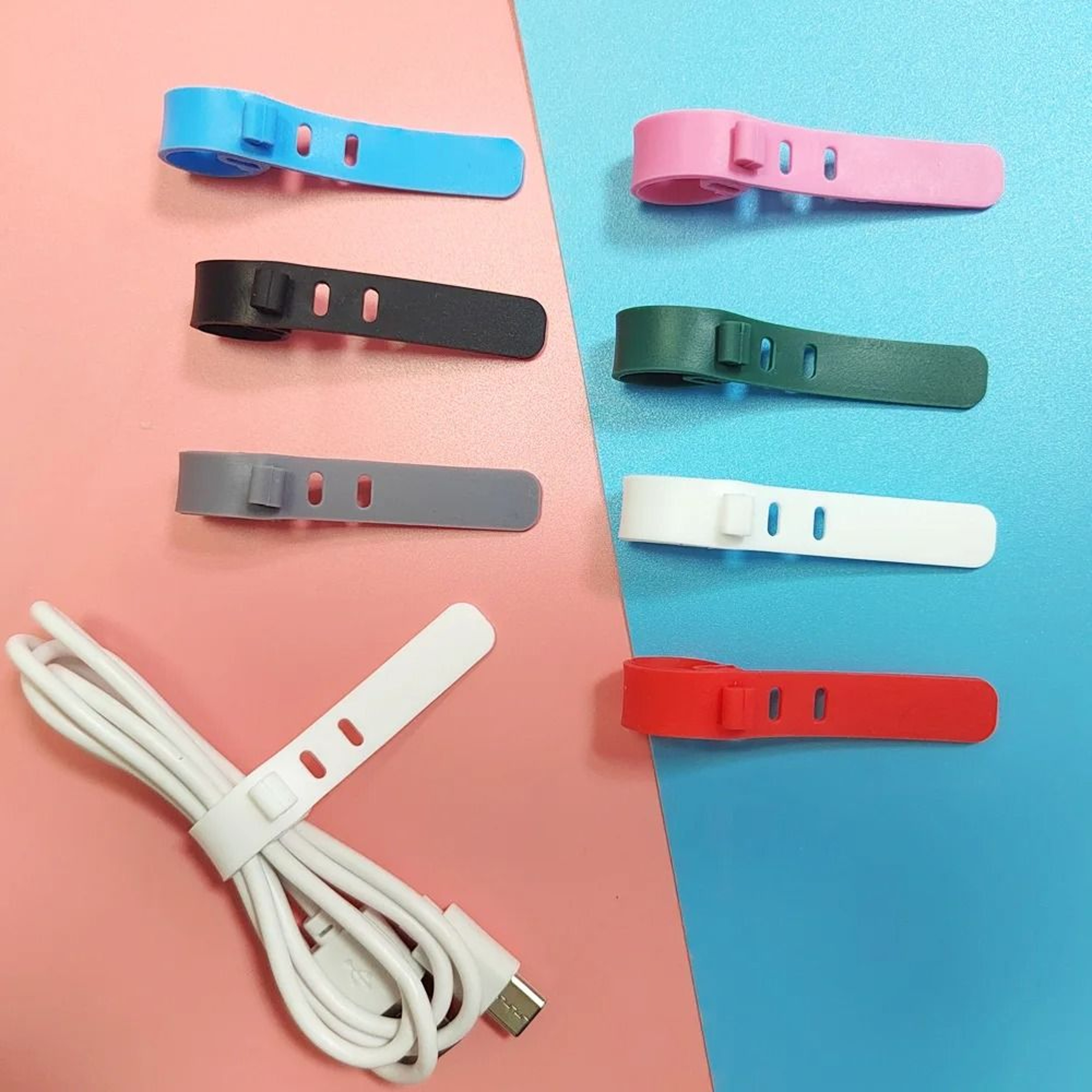 Silicone Cable Winder Clips  HighPerformance Phone Charging Wire Organizer  Earphone Line Managemen 3