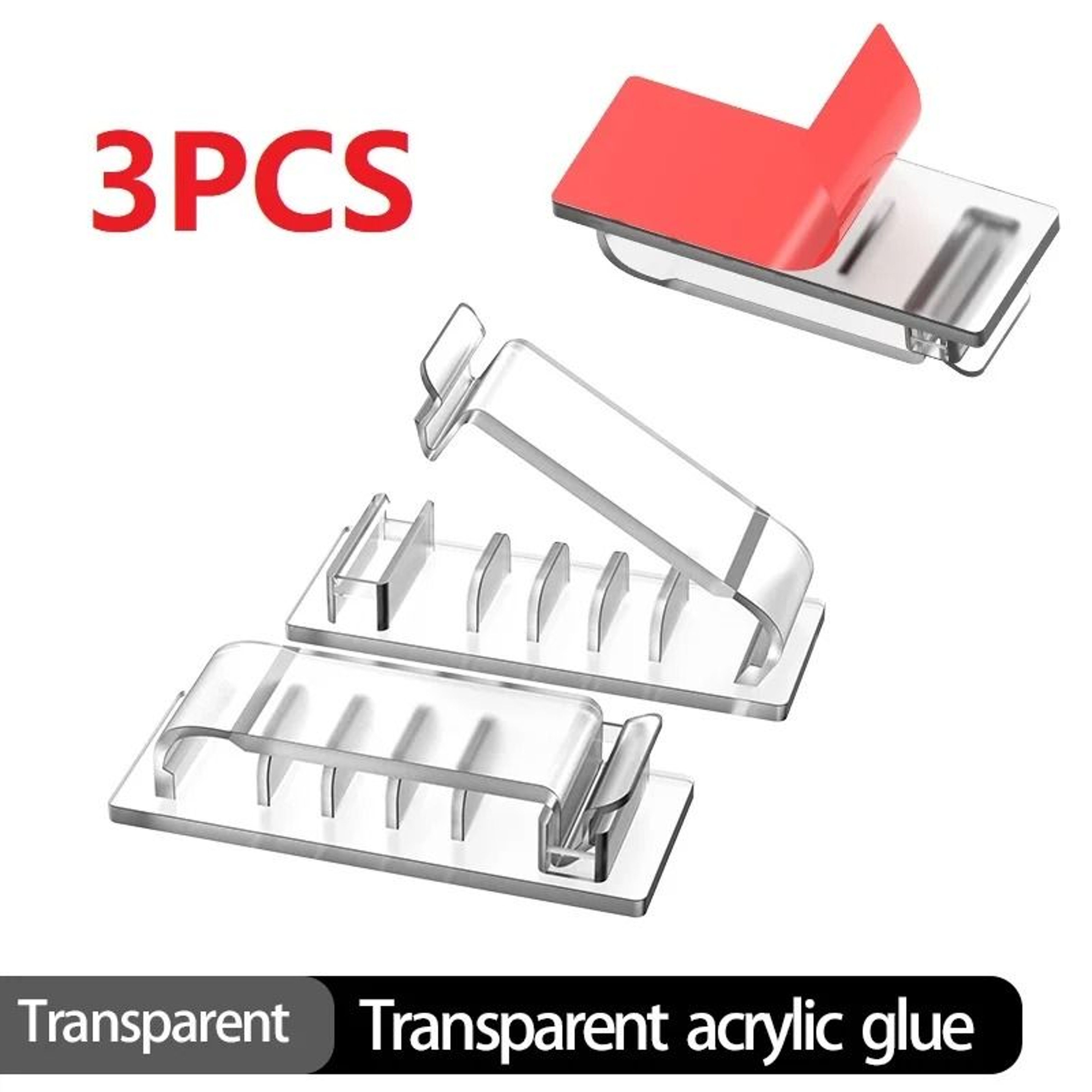 MultiSlot Silicone Cable Organizer  HighPerformance SelfAdhesive Wire Holder For Home  Office 18