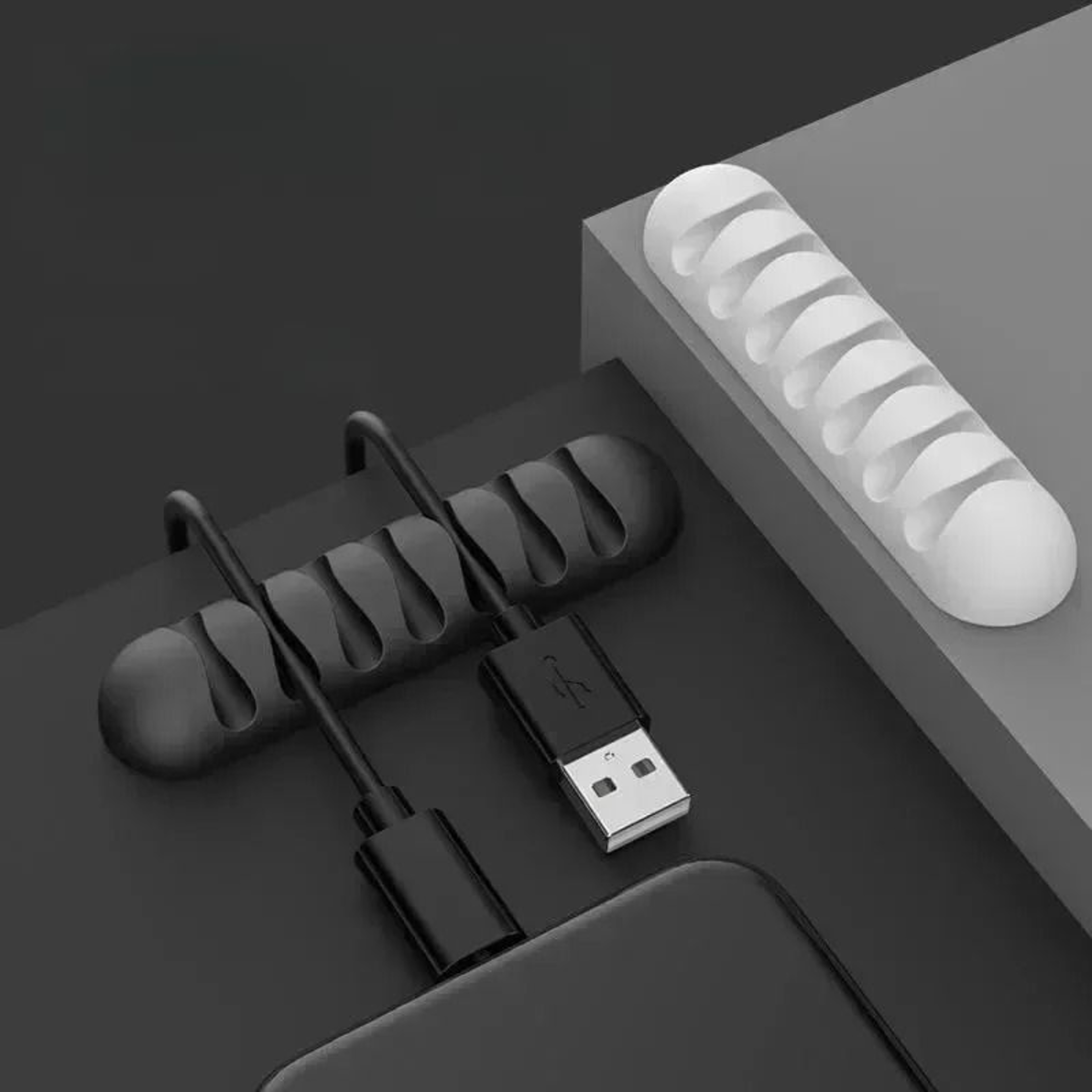 Smart Silicone Cable Holder  HighPerformance Flexible Wire Organizer  Network Cord Management Clip 4