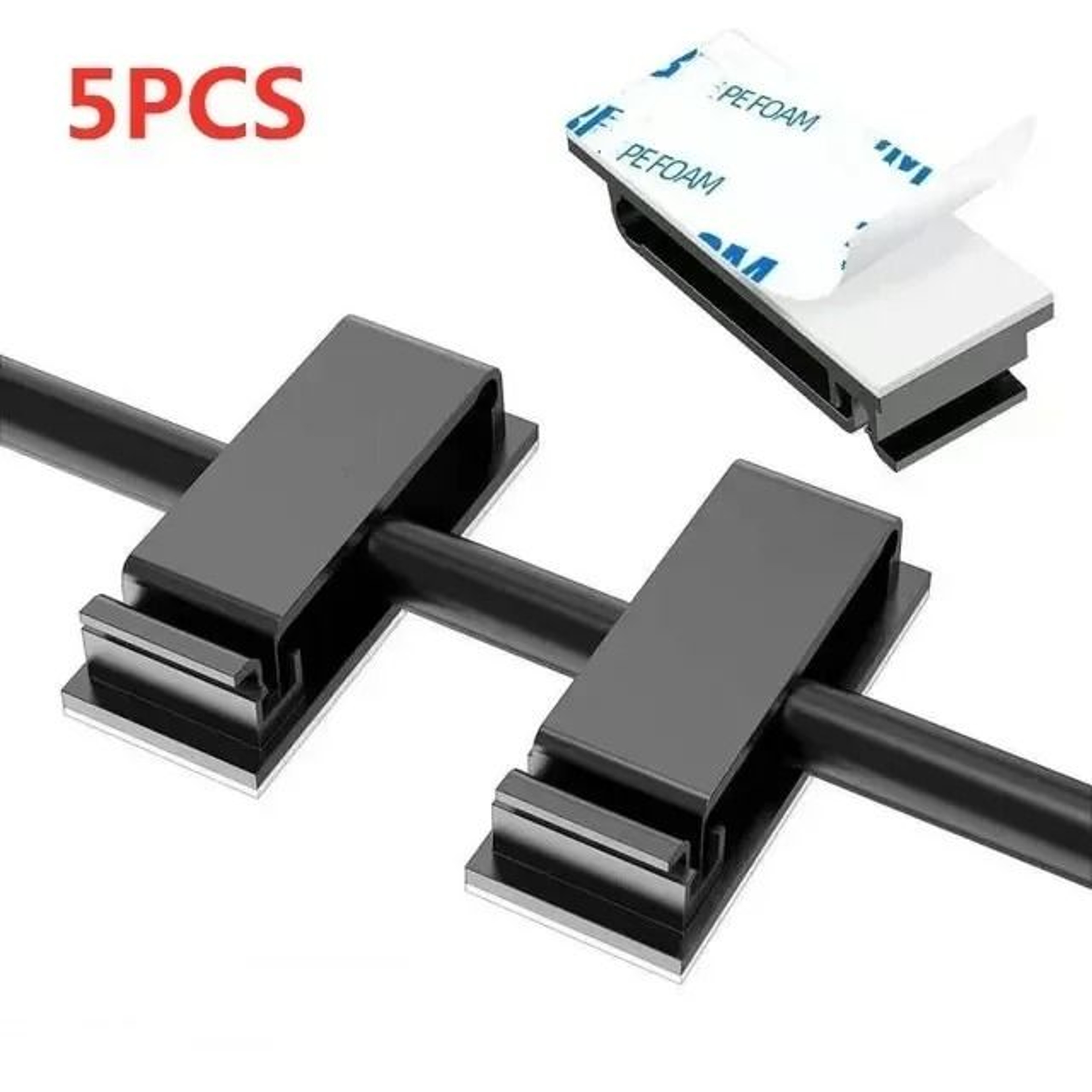 SelfAdhesive Wire Organizer  HighPerformance Harness Clamp  Cord Management Clip For PC  USB Cables 11
