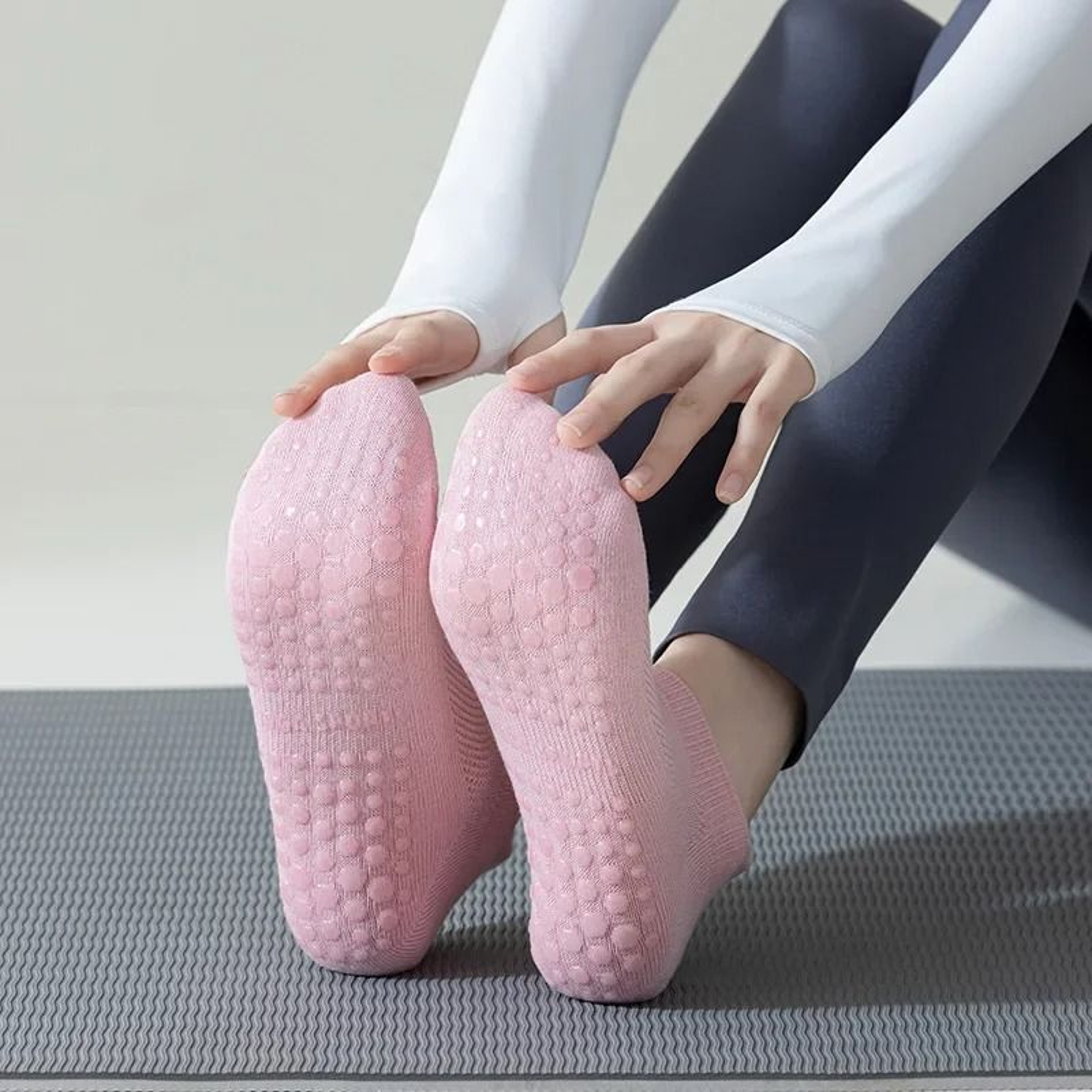 Mesh Breathable Yoga Socks  HighPerformance LowCut Fitness Socks  Professional NonSlip Pilates Gear 2