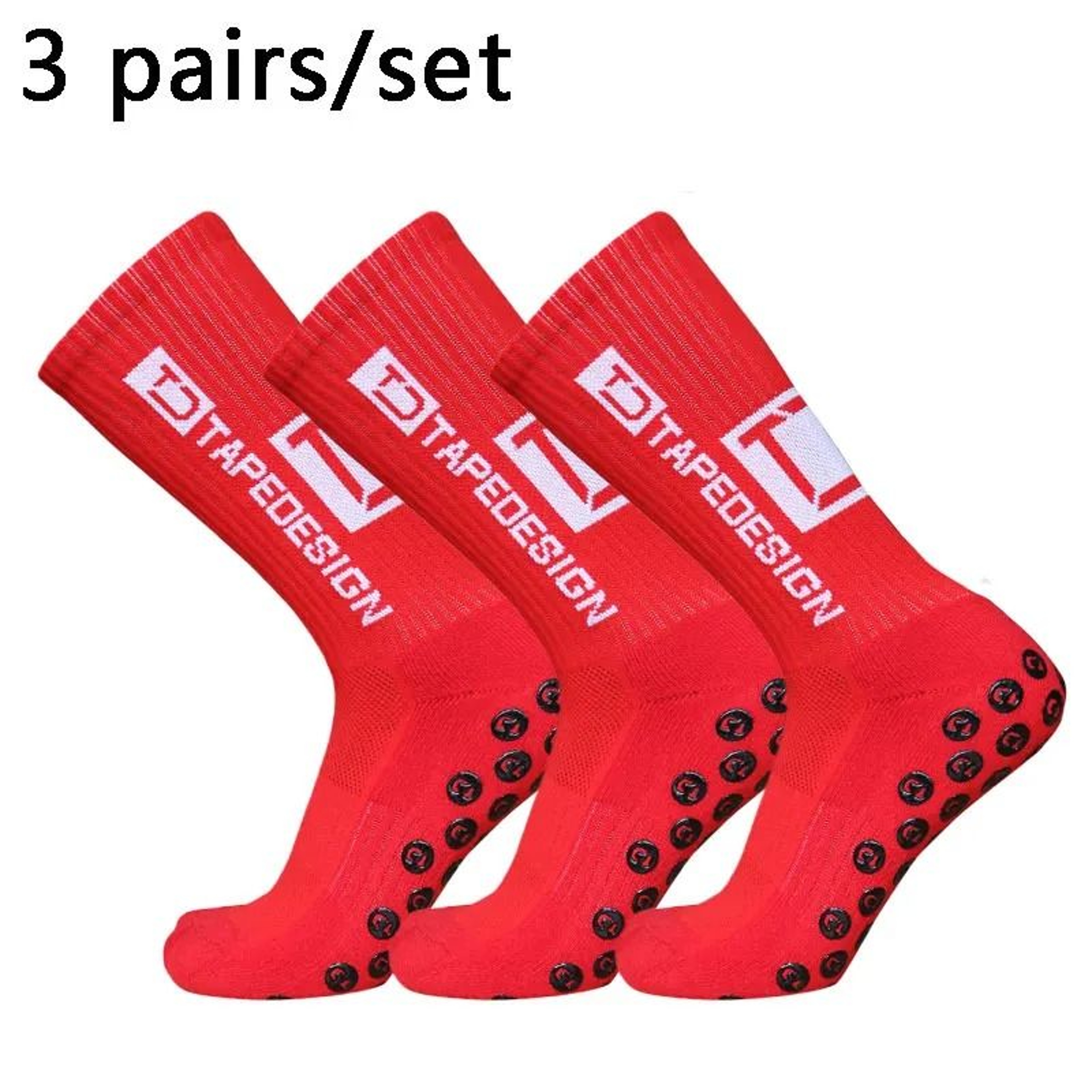 Professional AntiSlip Soccer Grip Socks  HighPerformance 3Pair Set For Outdoor Sports Football  Yog 11