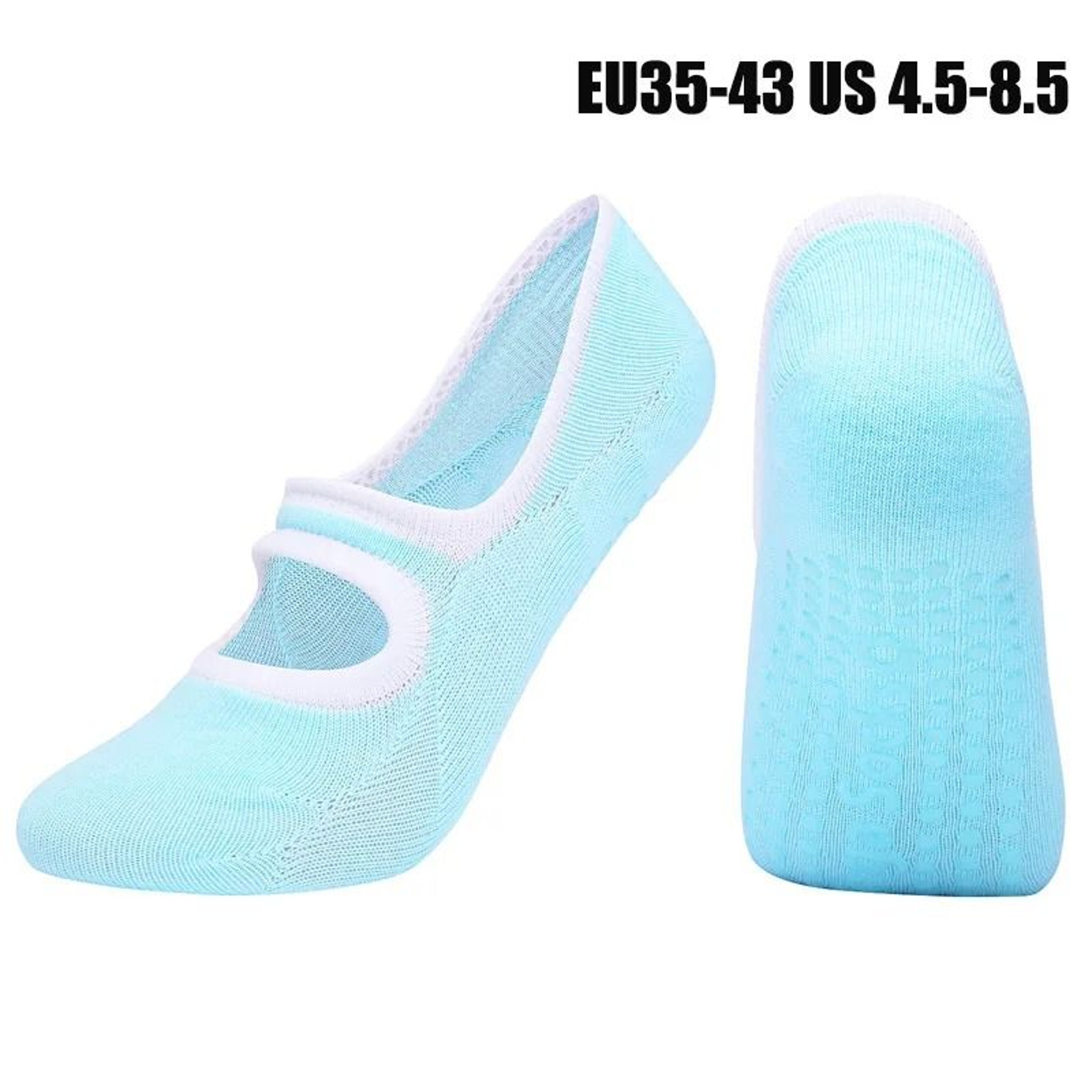 Customized Women Pilates Socks Anti Slip Breathable Backless Yoga Ballet Dance Sports Socks 24