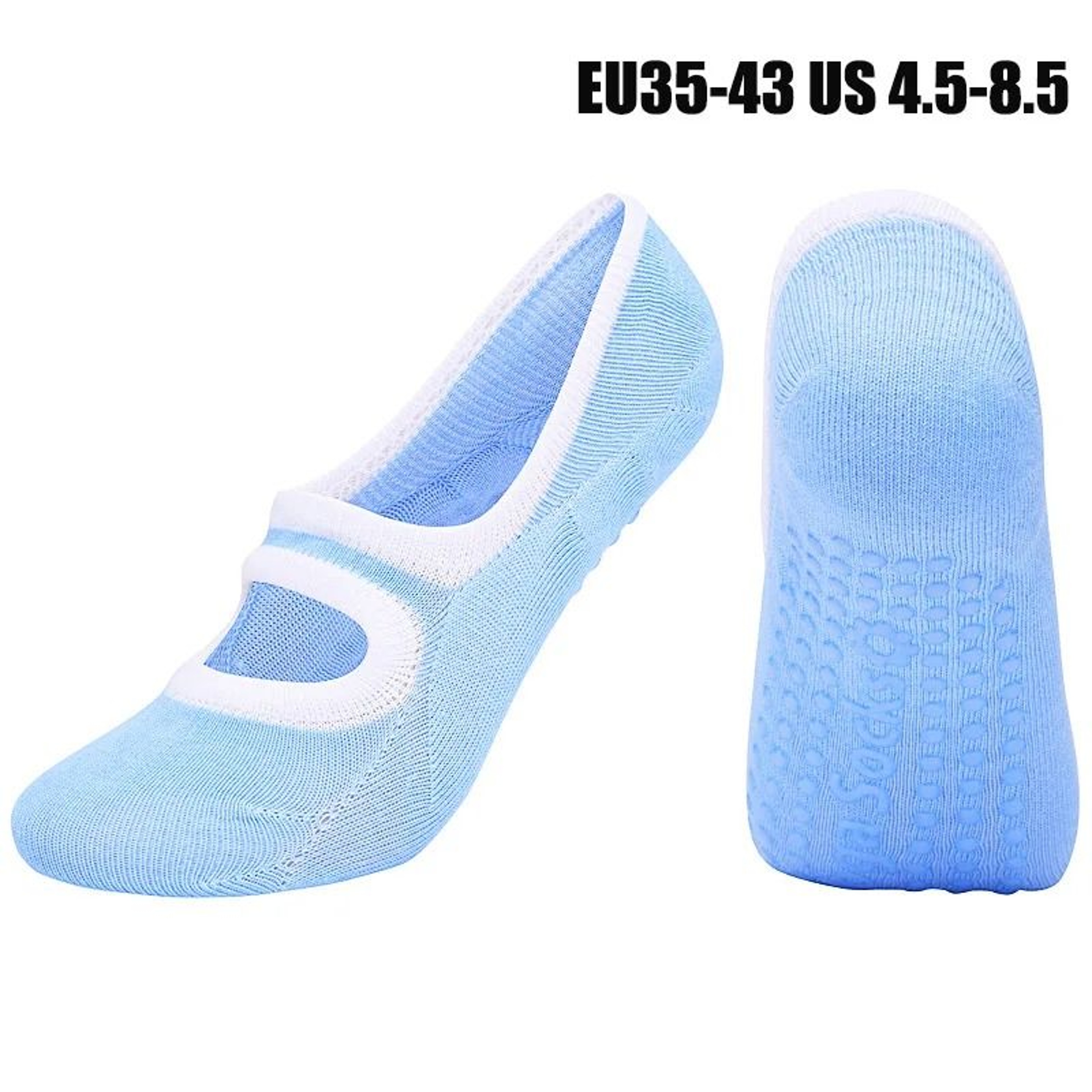 Customized Women Pilates Socks Anti Slip Breathable Backless Yoga Ballet Dance Sports Socks 25