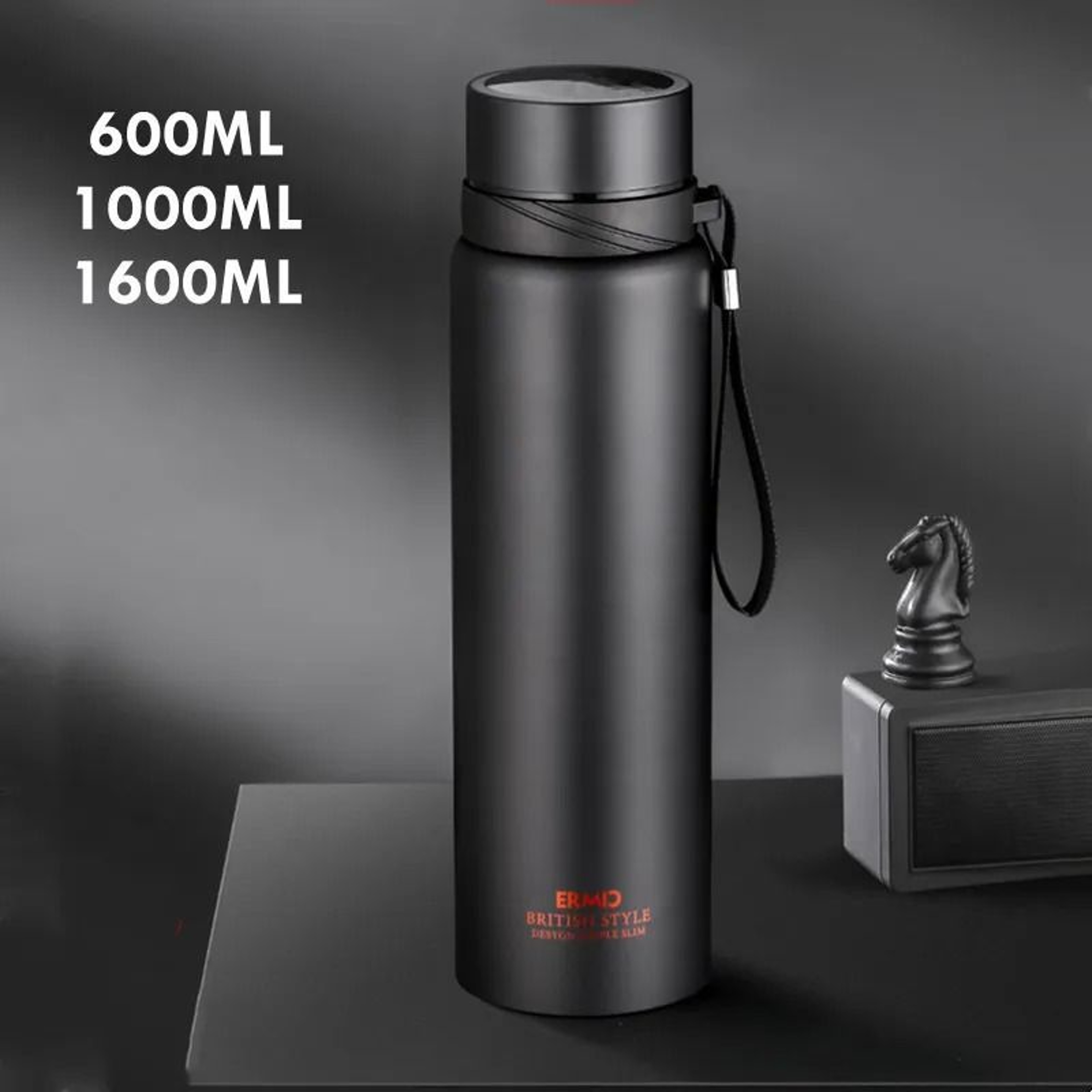 Double Stainless Steel Vacuum Flask With Filter Large Capacity Portable Sport Thermos Mug Coffee Te 0