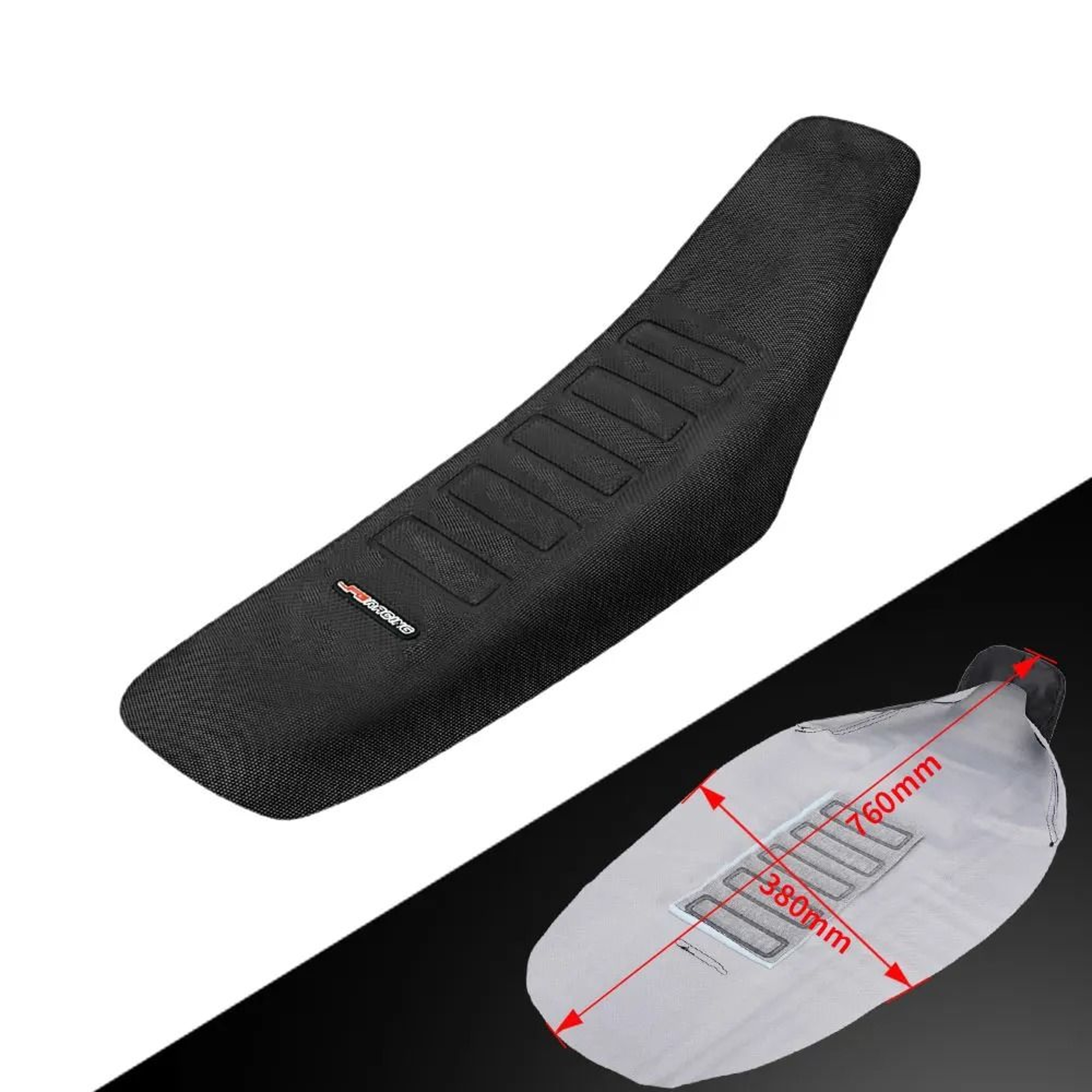 Universal Motorcycle Seat Cover  Waterproof  NonSlip Racing Gripper For Honda KTM Yamaha  Kawasaki 6