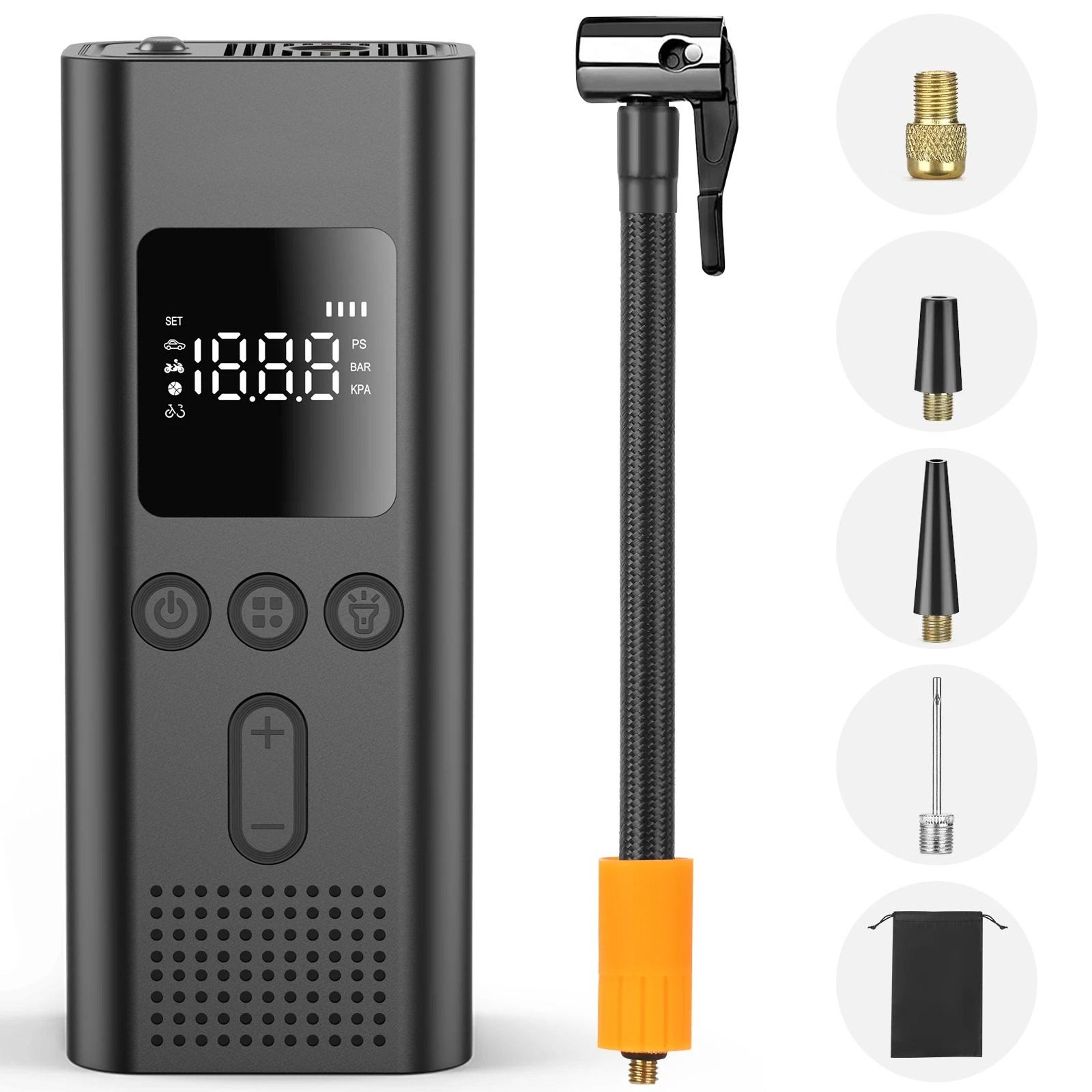 150PSI Portable Tire Inflator Compressor  Wireless Electric Air Injector For Car Motorcycle  Bicycl 6