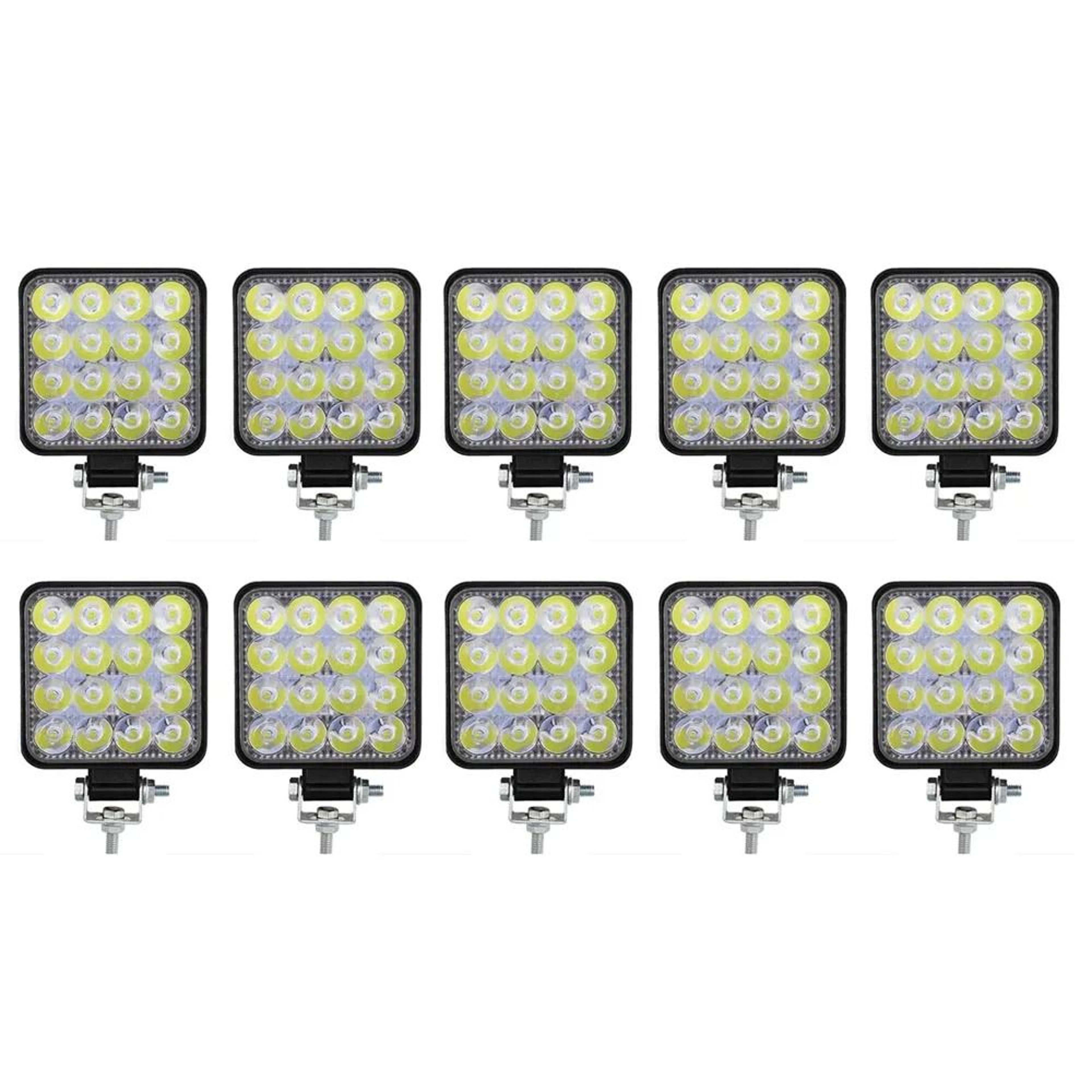 48W HighIntensity Mini LED Work Light  IP65 Waterproof Spotlight For OffRoad Jeep  Truck 9