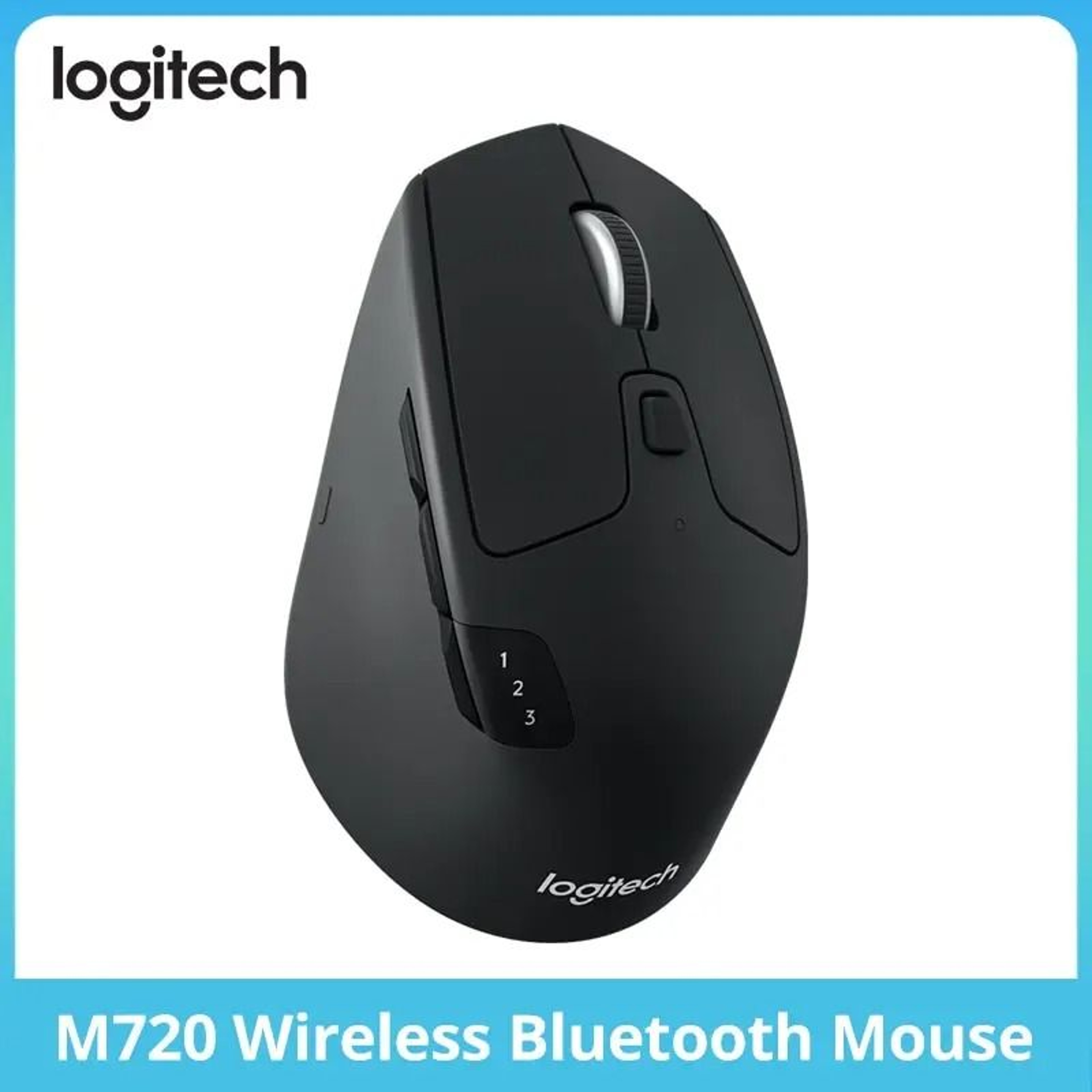 Logitech M720 Triathlon MultiDevice Wireless Mouse  Bluetooth  24GHz DualMode Optical Mouse 0
