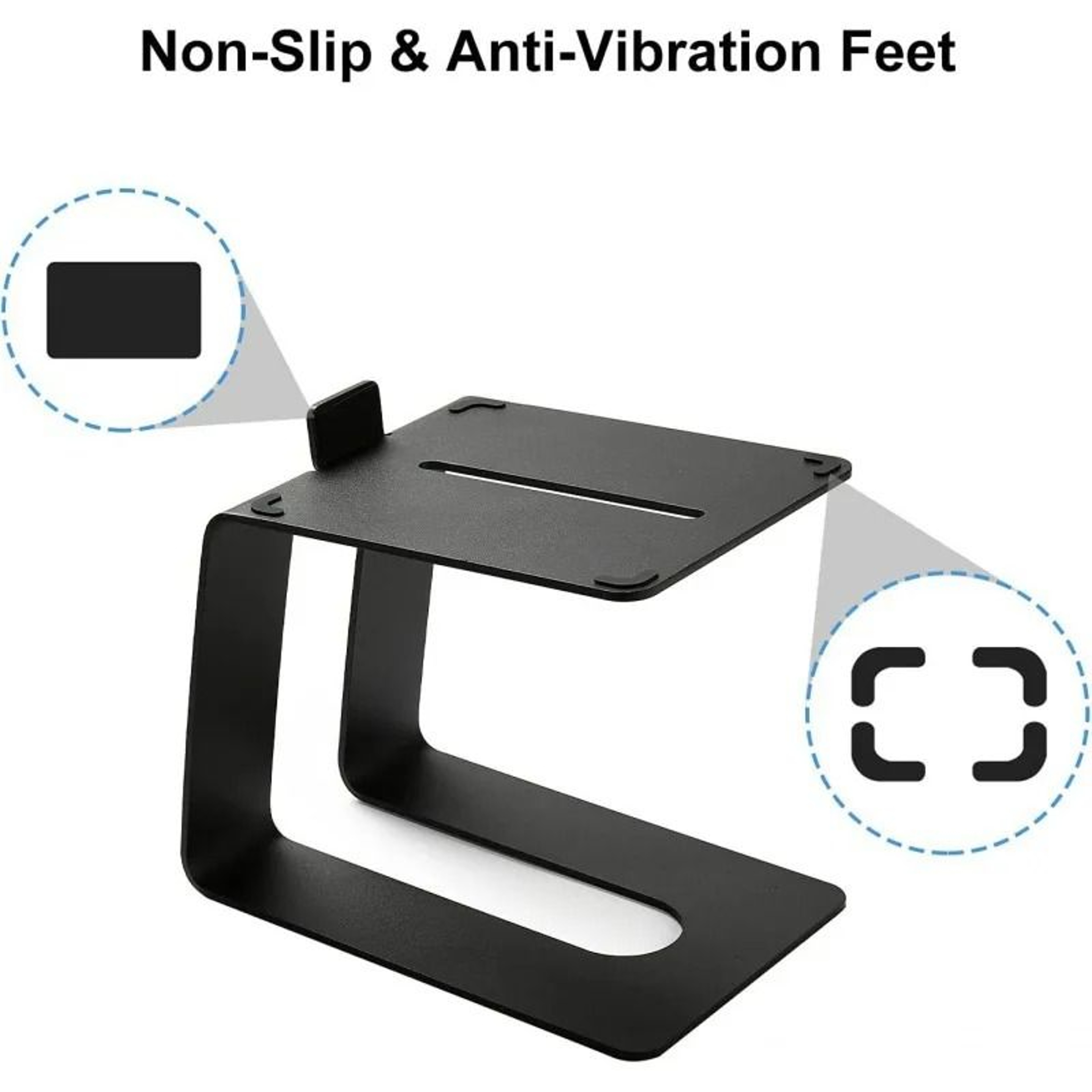 Professional Desktop Speaker Stand  Metal Studio Monitor Riser  Bookshelf Speaker Bracket 3