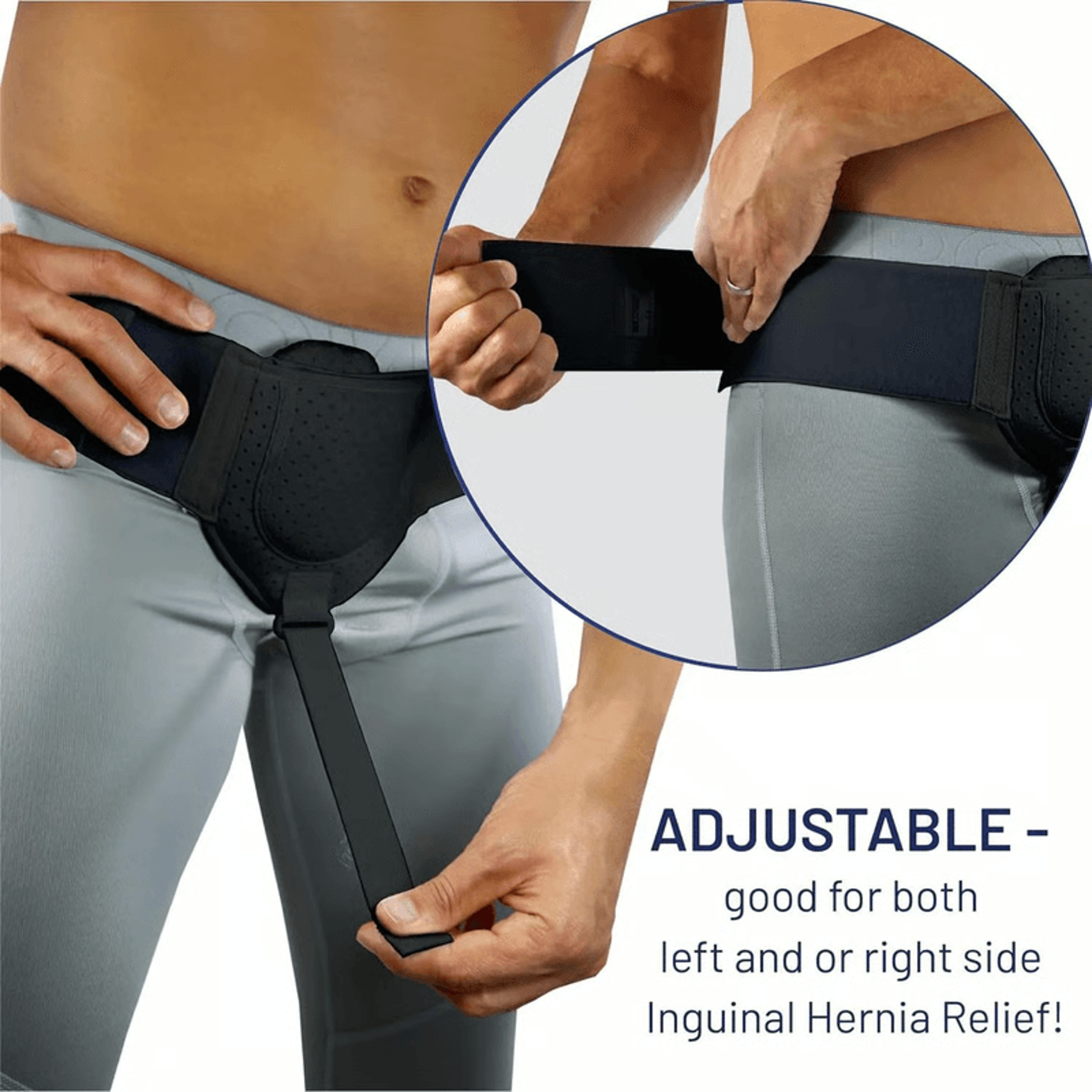 Adjustable Hernia Belt For Groin Pain Relief  Recovery Support 2