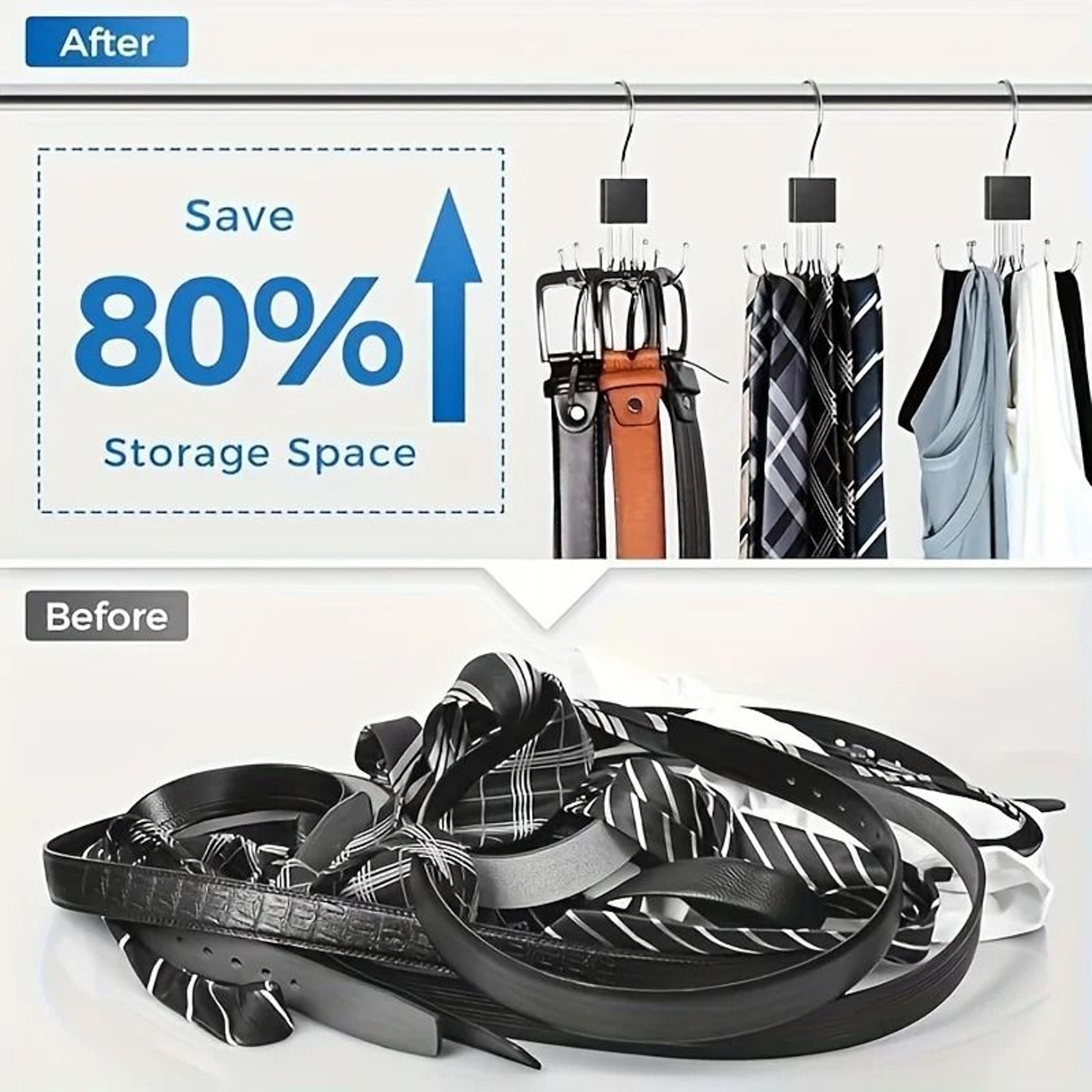Multifunctional 360 Swivel Bag  Tie Organizer  HeavyDuty MultiClaw Metal Storage Hook With Durable  2