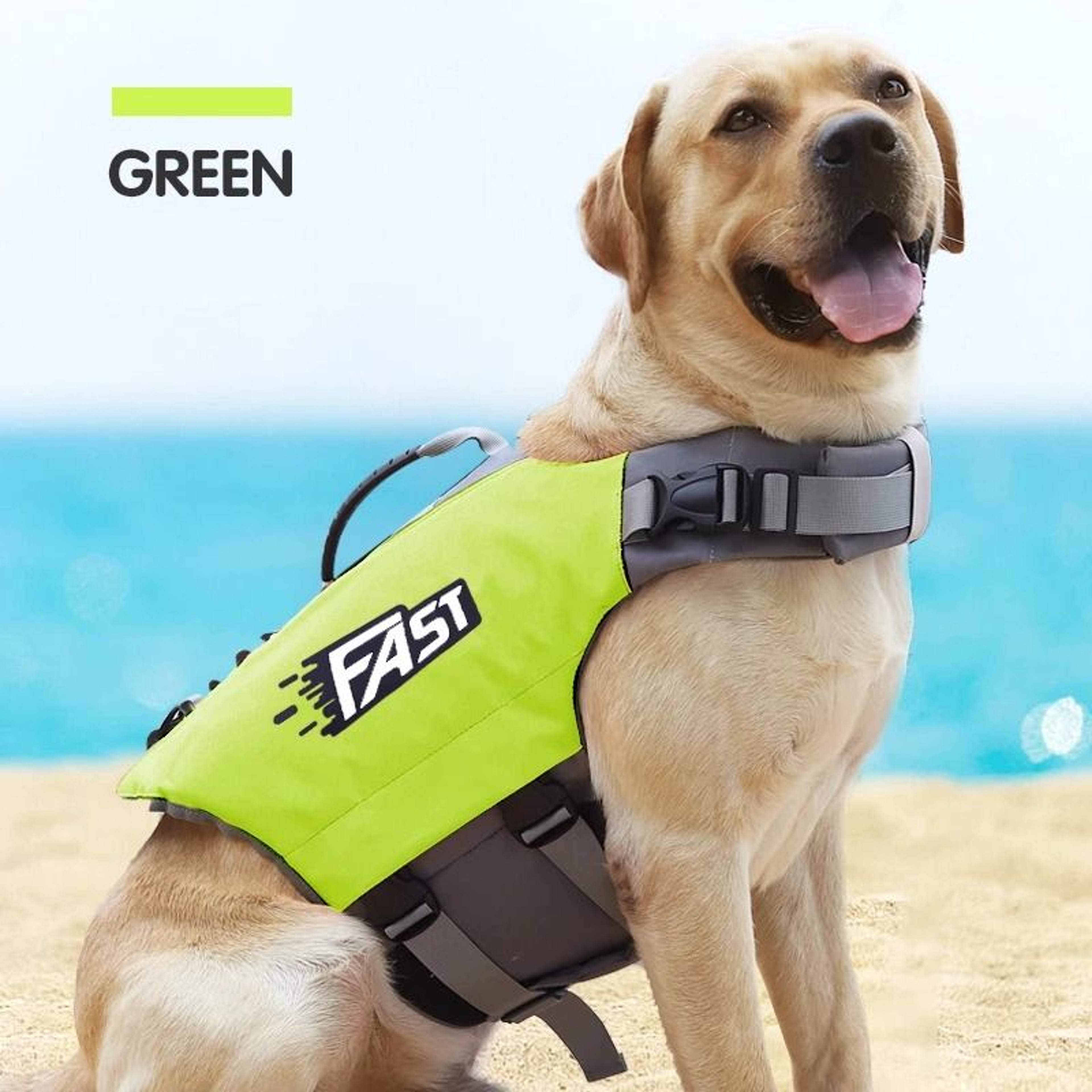 Dog Swimming Life Jacket  HighVisibility Reflective Safety Vest  Adjustable Pet Swimwear For Pools  5